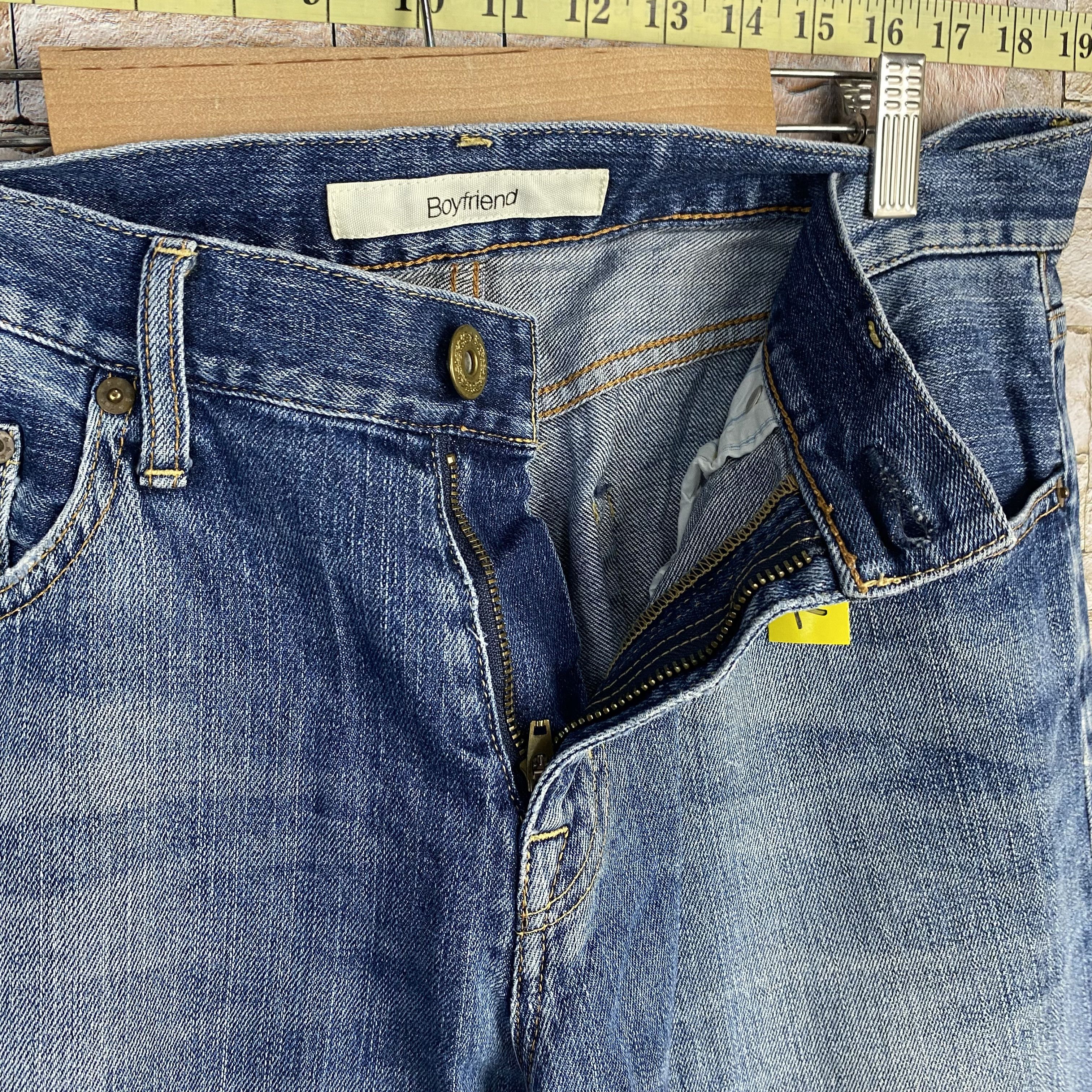 Uniqlo Uniqlo Boyfriend Blue Denim Pants #7592 Size US 35 - 10 Thumbnail