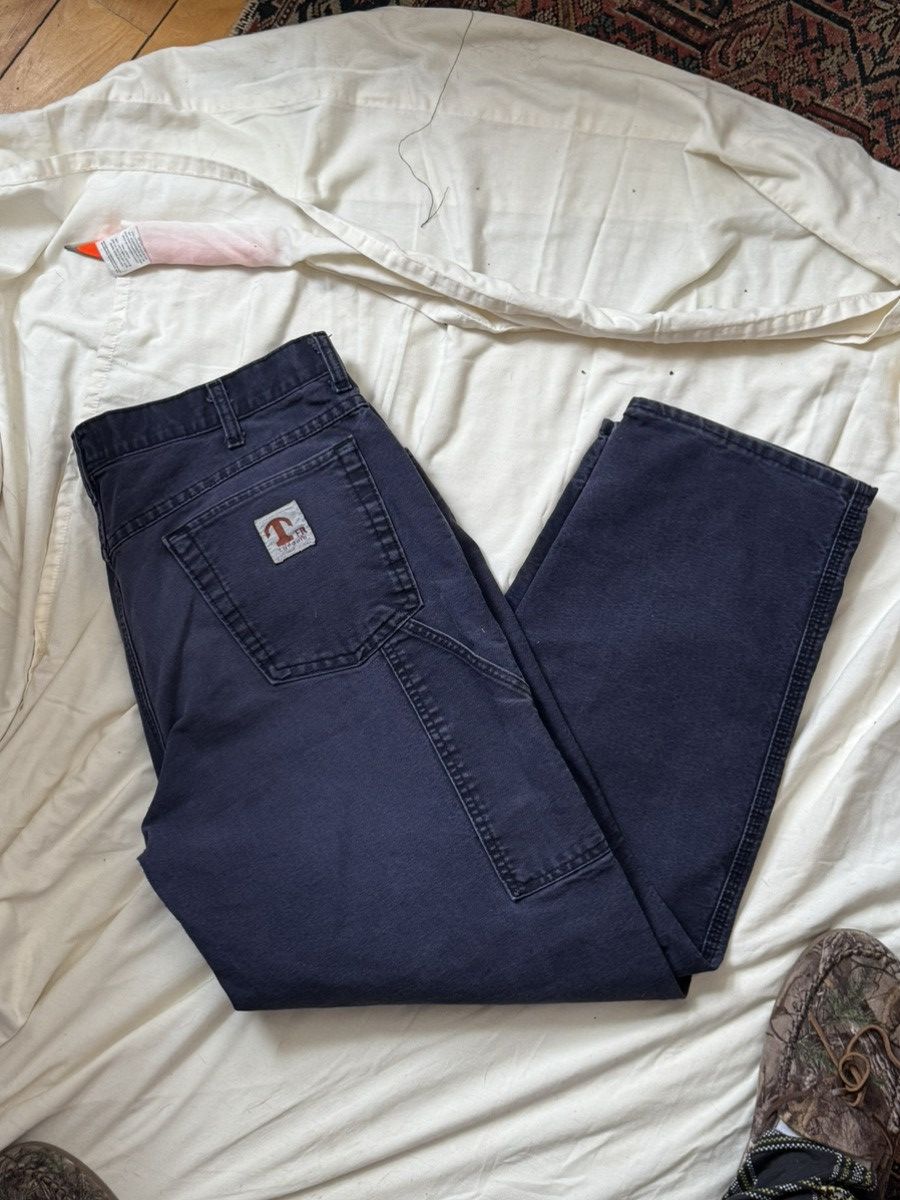 Vintage Vintage blue Carpenter Pants Size US 34 / EU 50 - 4 Thumbnail
