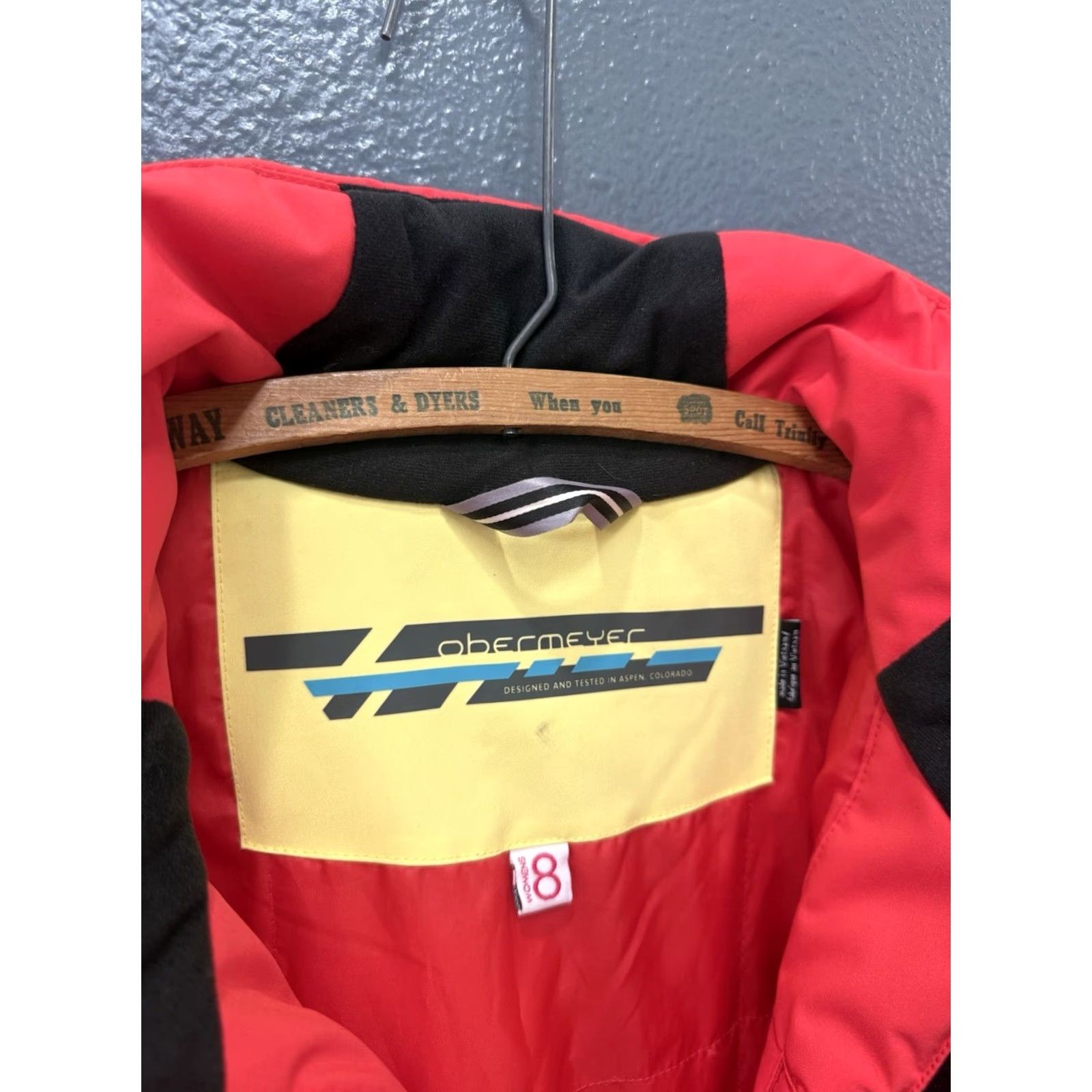 Obermeyer VINTAGE Obermeyer Pink Zip Ski Jacket Women 8 Jacket Pink Ski Women 8 Zip Obermeyer Womens 8 Size M / US 6-8 / IT 42-44 - 2 Thumbnail