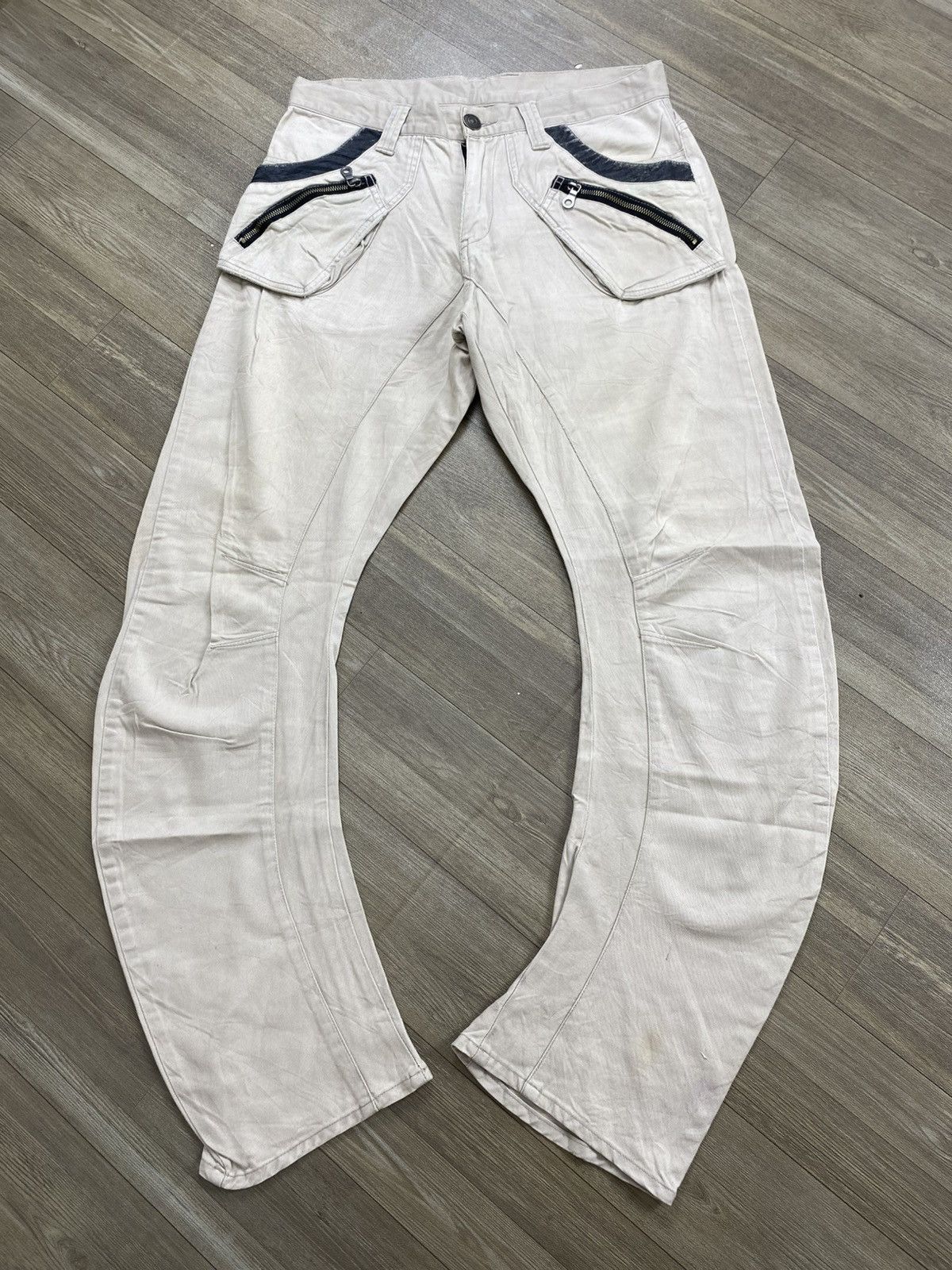 PPFM Vintage PPFM J Cut Off Distressed Punk Lgb Style Pants Y2K Size US 32 / EU 48 - 1 Thumbnail