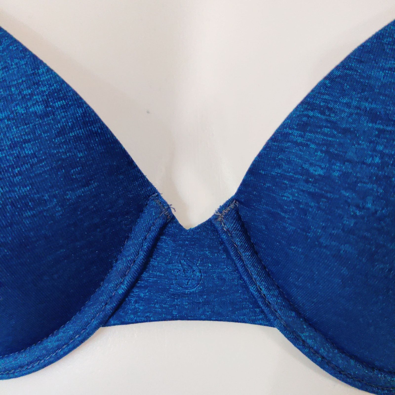 Victoria's Secret Victoria's Secret Uplift Semi Demi Bra blue sz 32D Size ONE SIZE - 2 Thumbnail