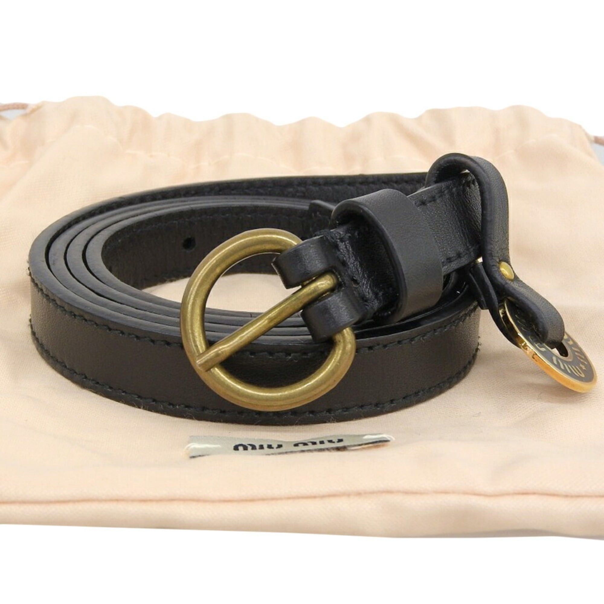 Miu Miu Miu MIUMIU Belt 85/34 Women's Slim Waist Size ONE SIZE - 1 Thumbnail