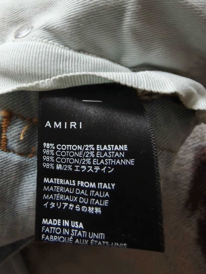 Amiri Amiri Light Blue Ladies Denim Pants Size 29" - 5 Thumbnail