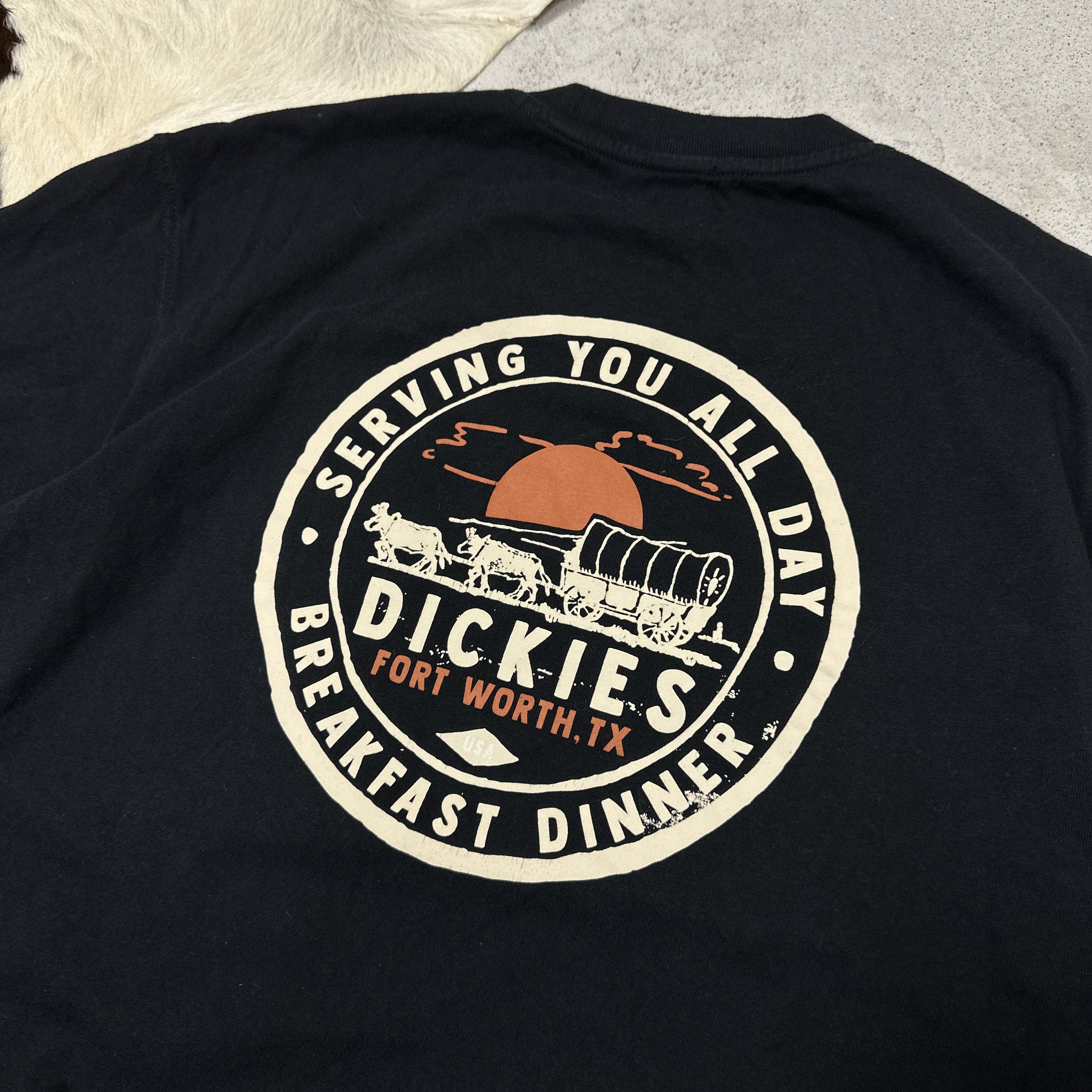 Dickies Vintage Casual Streetwear Logo Print Dickies T-shirt Y2K Size US M / EU 48-50 / 2 - 2 Thumbnail