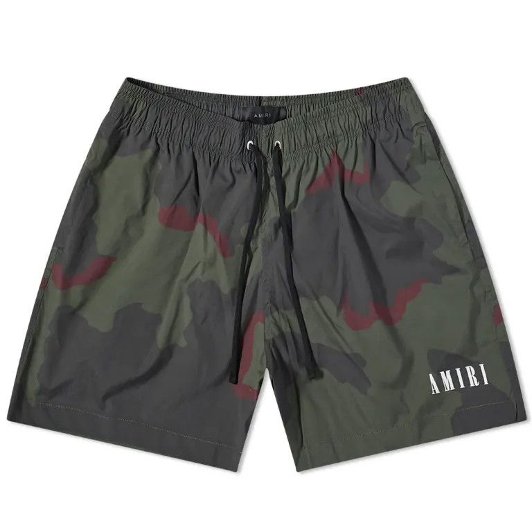 Amiri o1gr1nt0325 Camo Swimtrunk in Military Green Size US 36 / EU 52 - 1 Thumbnail