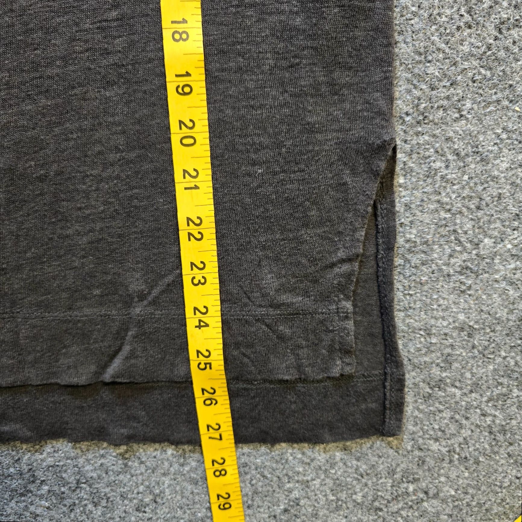 Everlane Everlane Top Womens Size Medium Gray Linen Short Sleeve Tunic Stretch Capsule Blouse Knit Regular Shirt Casual Mens? Size M / US 6-8 / IT 42-44 - 6 Thumbnail