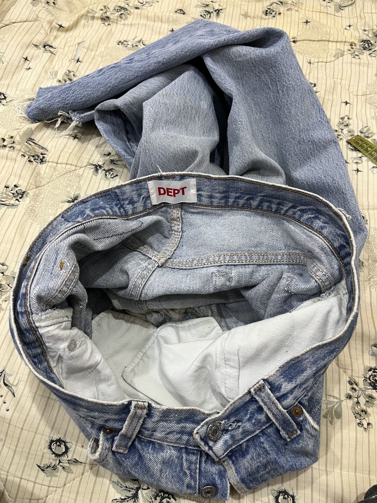 Levi's 🔥🔥🔥RARE LEVIS X DEPT JAPAN DENIM Size US 33 - 9 Thumbnail