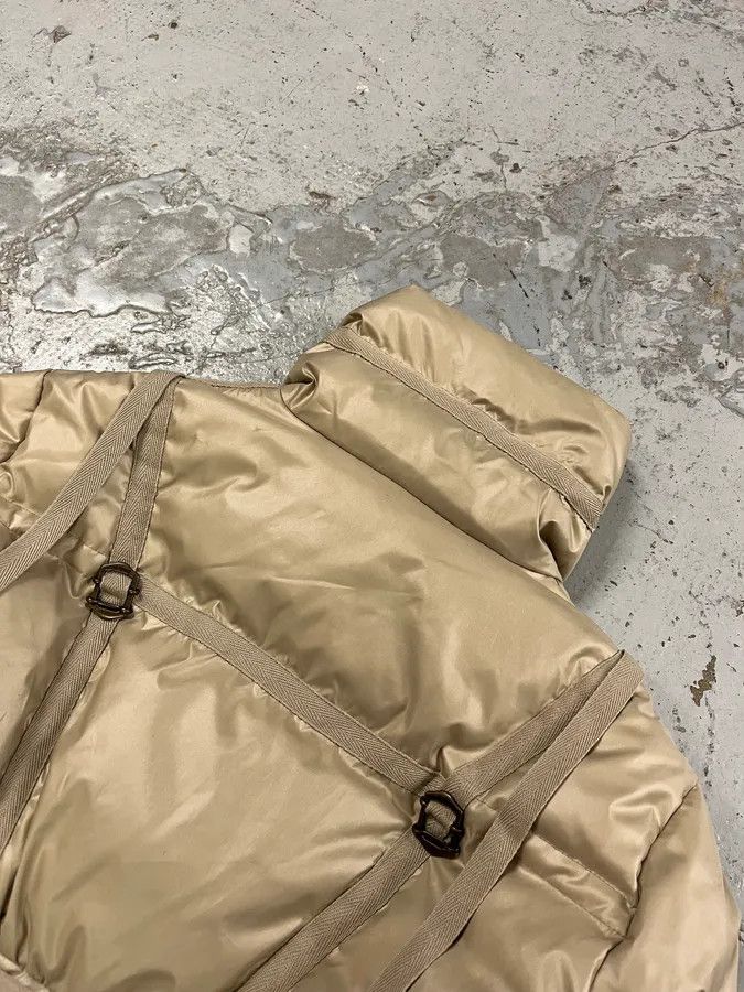 Just Cavalli 2000s Cavalli Harness Bondage Beige Puffer Jacket Size S / US 4 / IT 40 - 9 Thumbnail