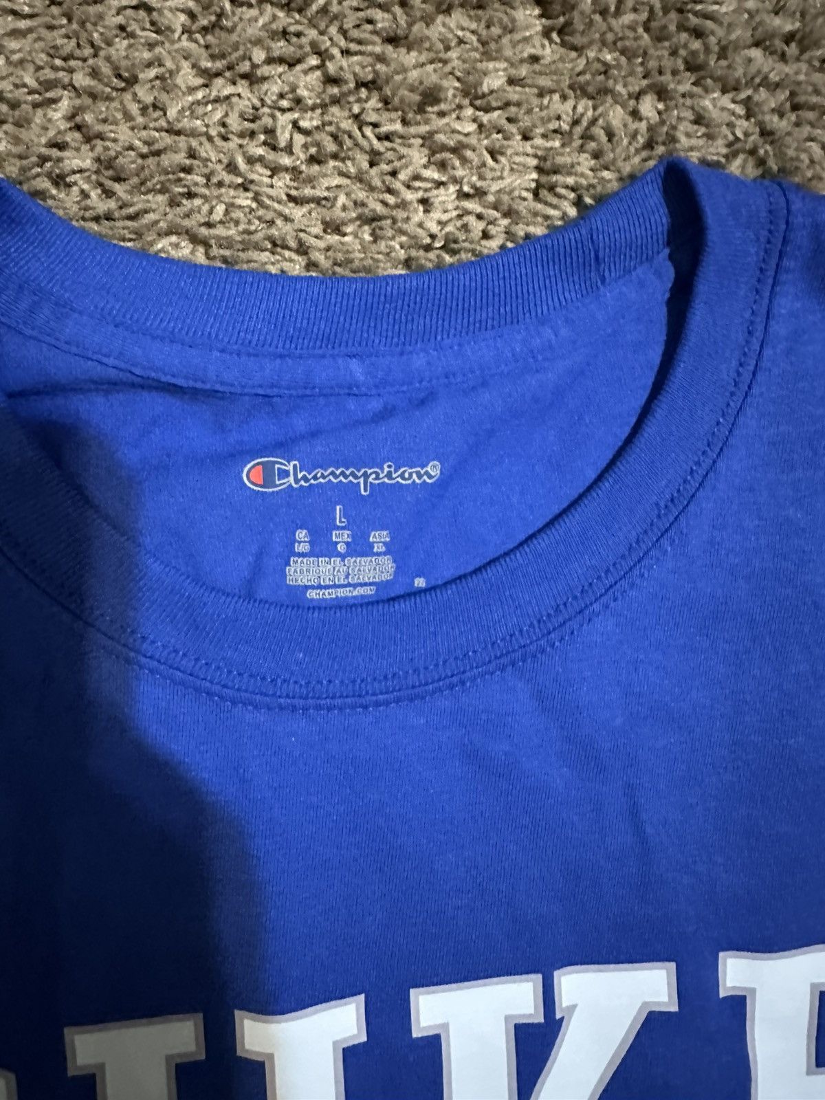 NCAA Vintage NCAA Champion Duke Blue Devils shirt 00s size large Size US L / EU 52-54 / 3 - 3 Thumbnail