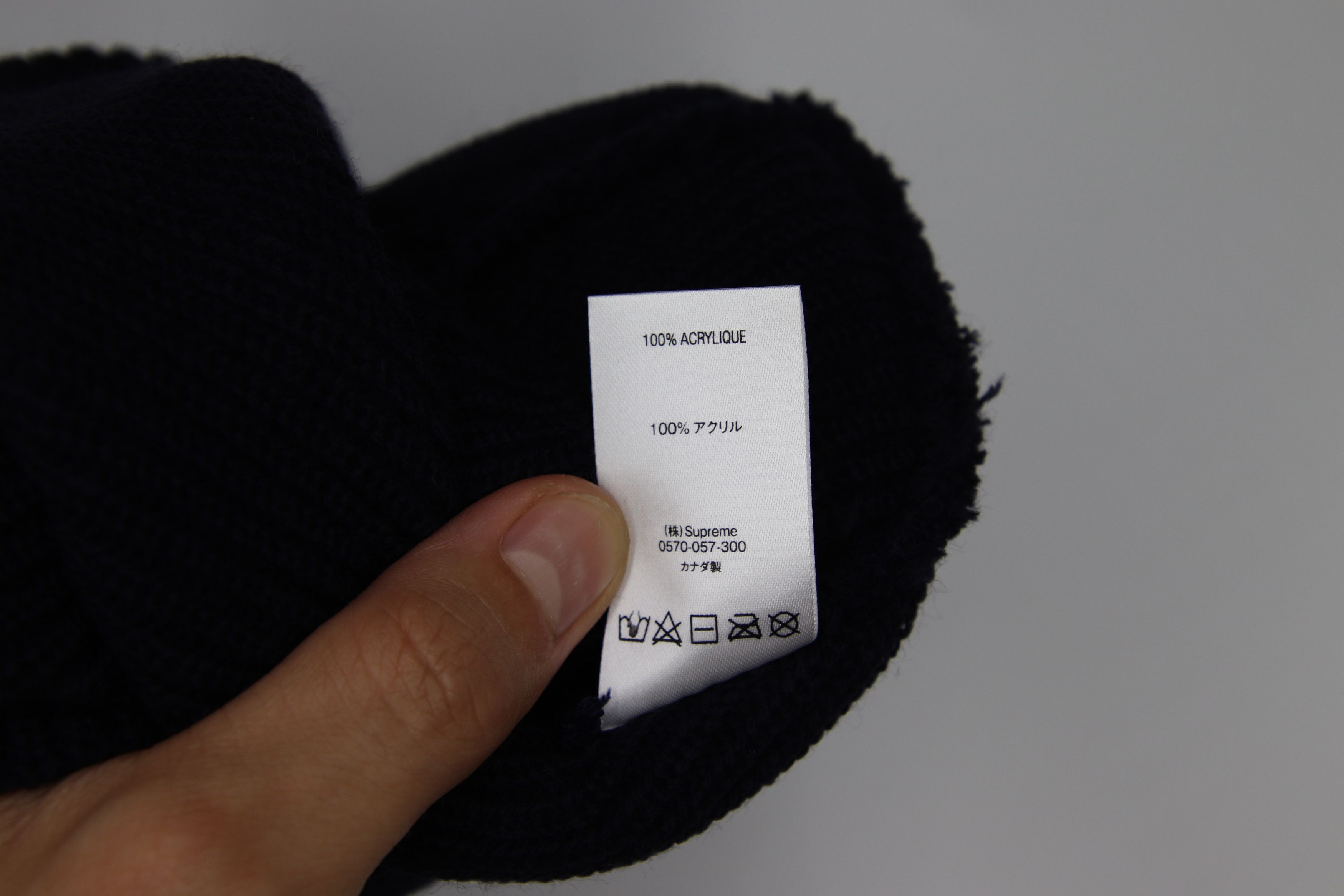 Supreme Supreme Basic Beanie Navy (FW19) Size ONE SIZE - 5 Thumbnail