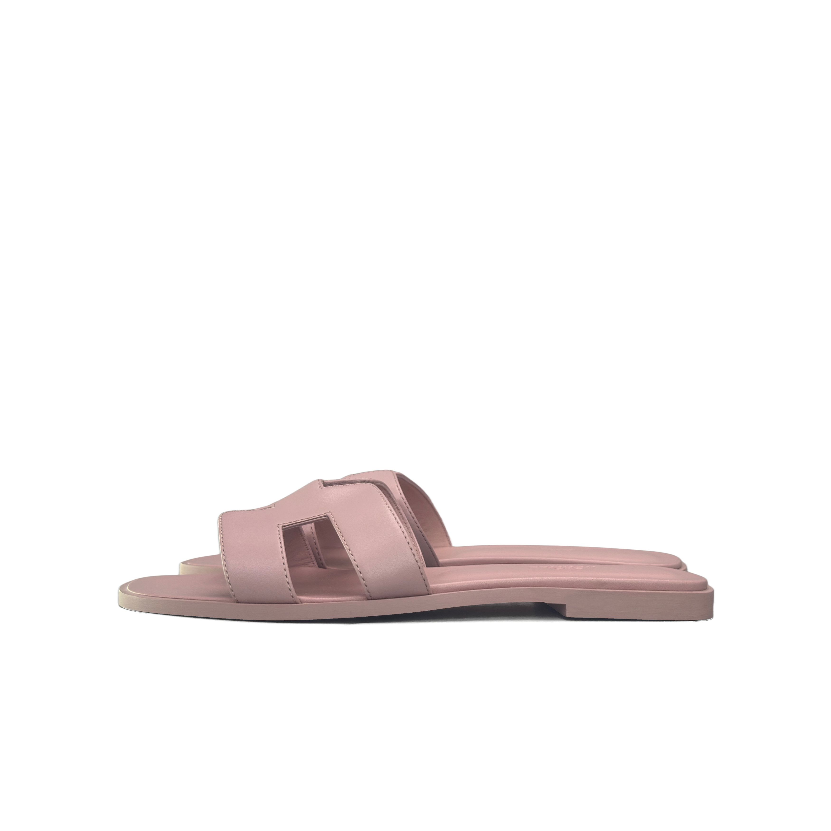 Hermes Hermès Oran Leather Sandals Size 38 Size US 8 / IT 38 - 1 Thumbnail