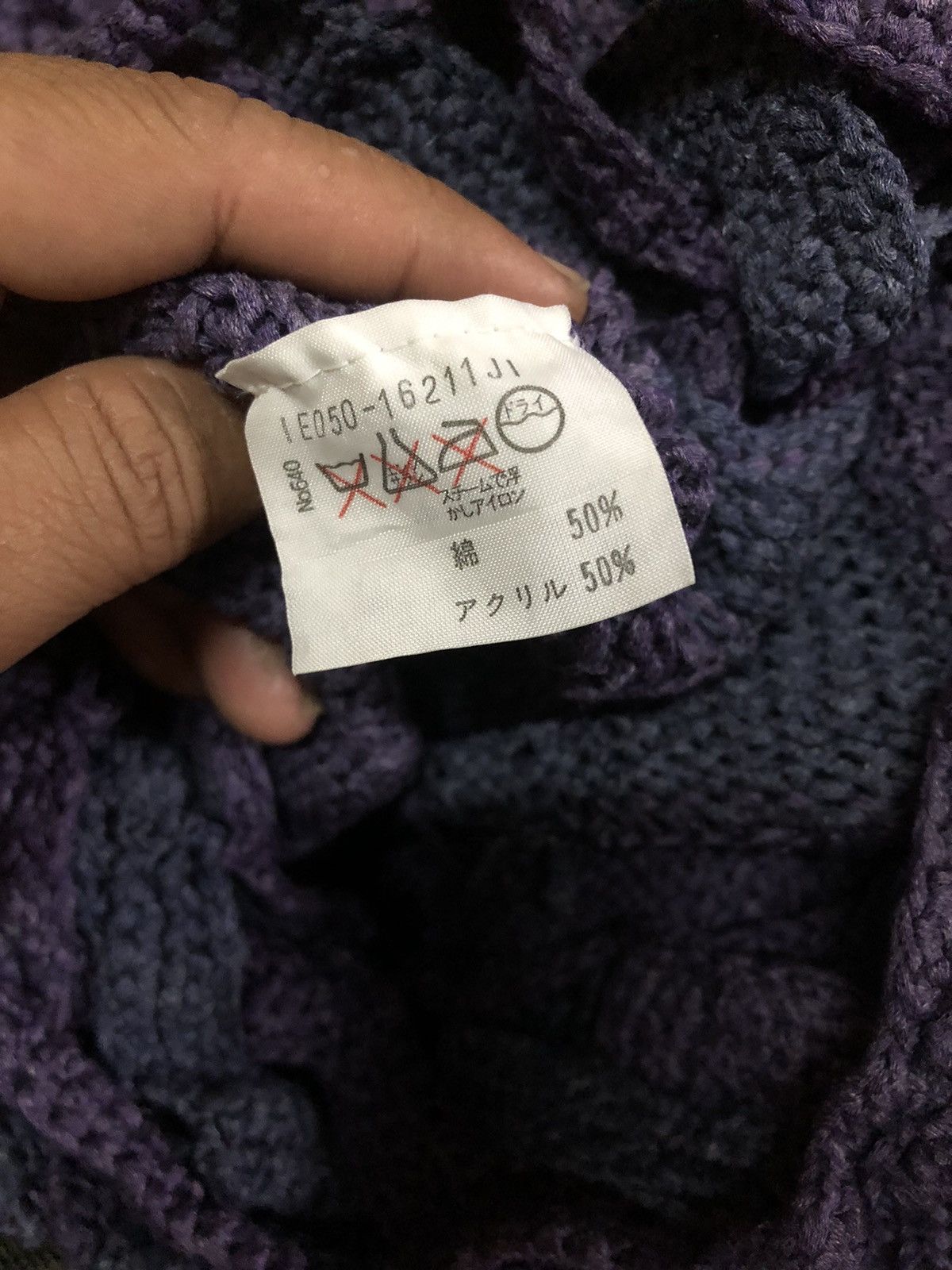 Japanese Brand EDolce Cable Knit Pullover Size US L / EU 52-54 / 3 - 4 Thumbnail