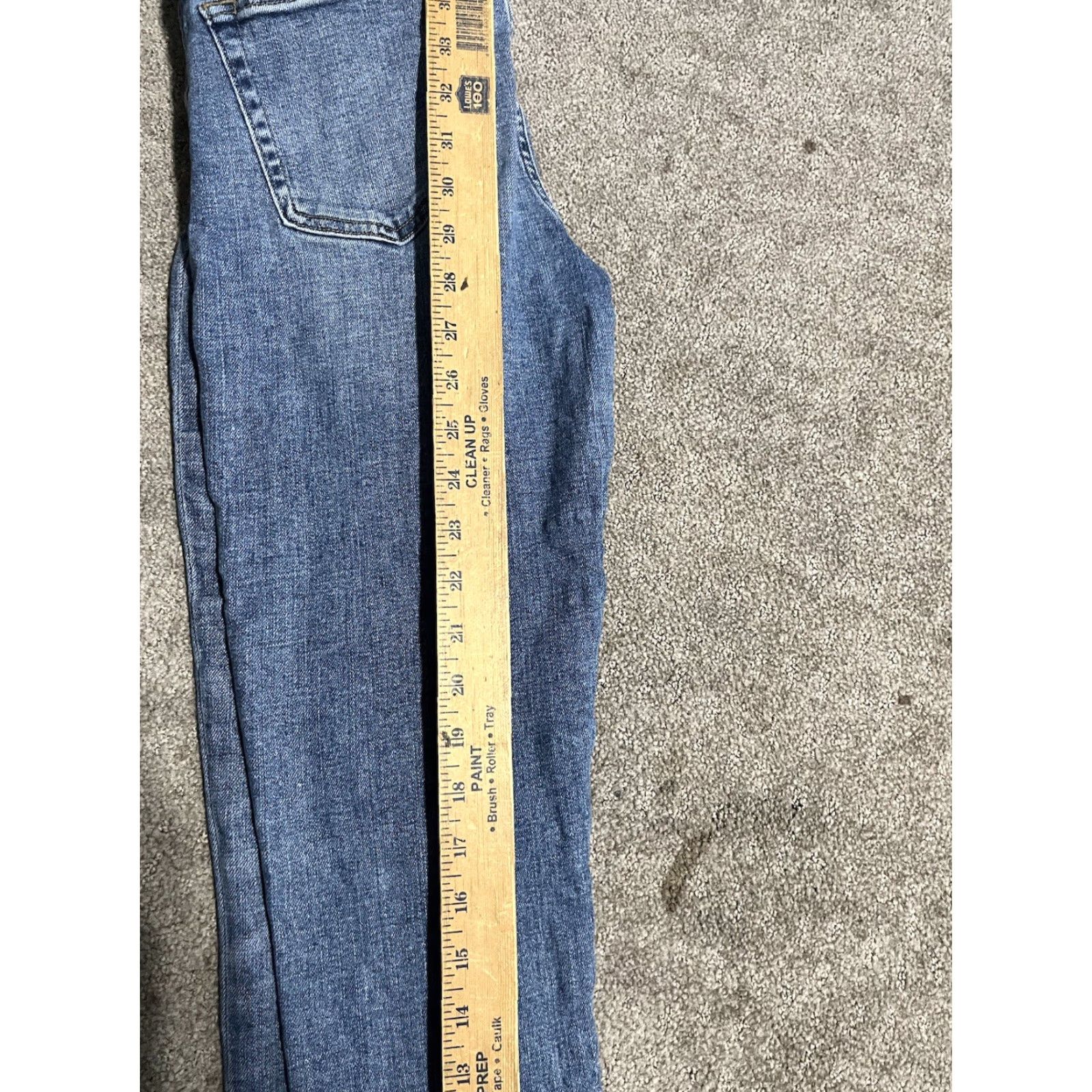 Vintage Joes Jeans High Rise Ankle Jeans Womens Size 26 Blue Raw Hem, Denim, 27 in Inseam, Regular Rise, Girls? Mens? (adjusted) Size 26" / US 2 / IT 38 - 6 Thumbnail