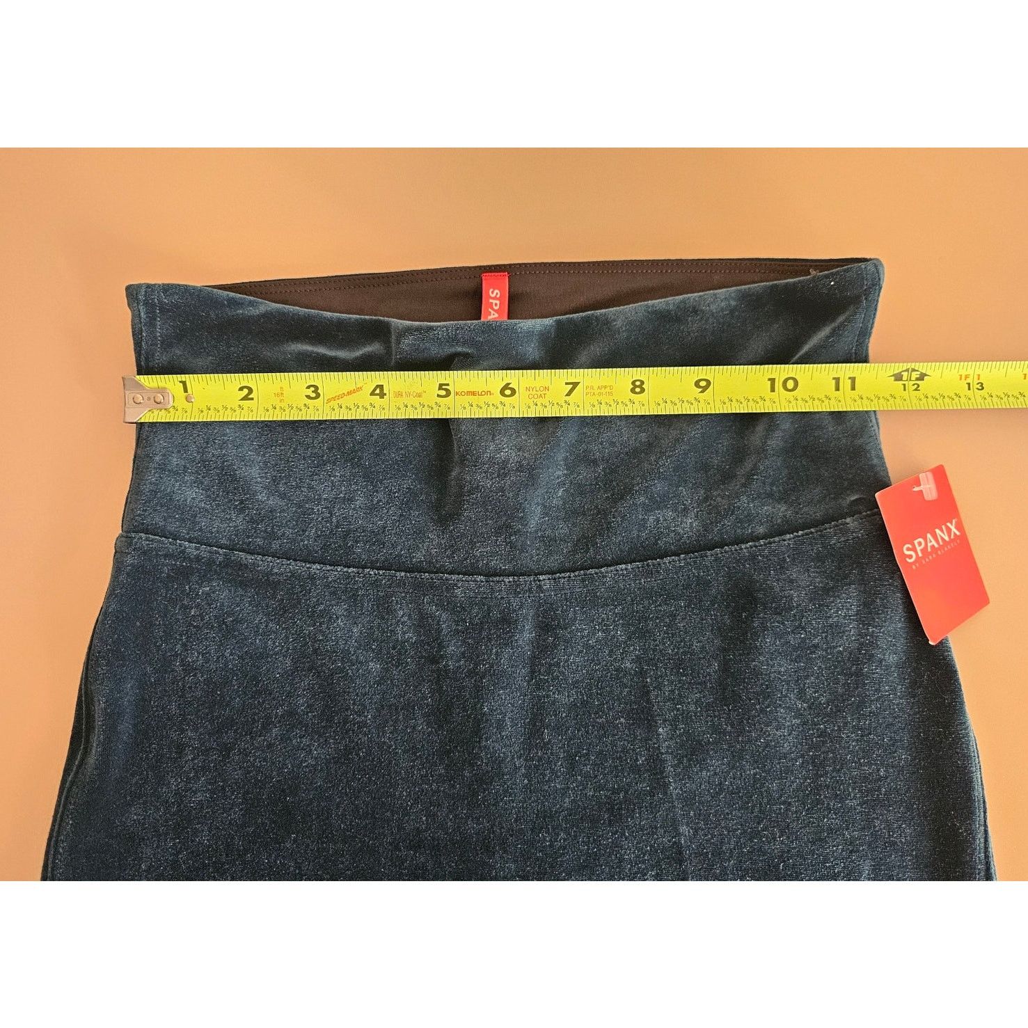 Spanx SPANX 2070 Malachite Green High Waist Velvet Leggings S Size 26" / US 2 / IT 38 - 4 Thumbnail