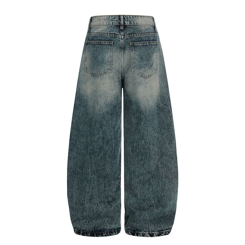 Jean American retro washed whiskered scimitar jeans for men Size US 32 / EU 48 - 2 Thumbnail