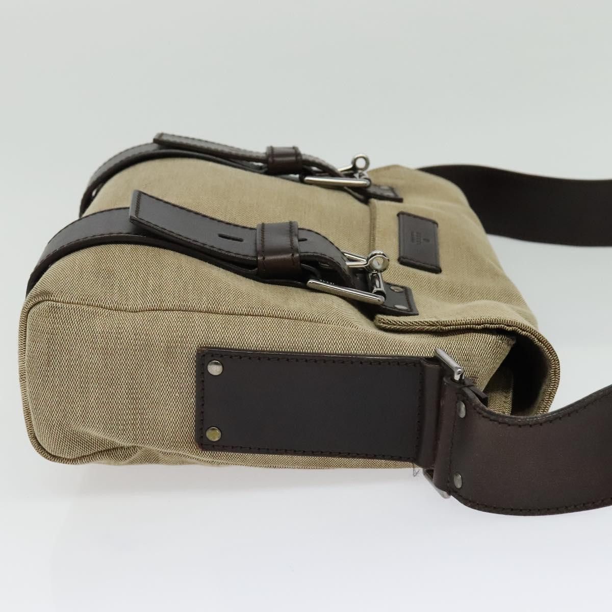 Gucci GUCCI Shoulder Bag Canvas Beige Silver Size ONE SIZE - 5 Thumbnail