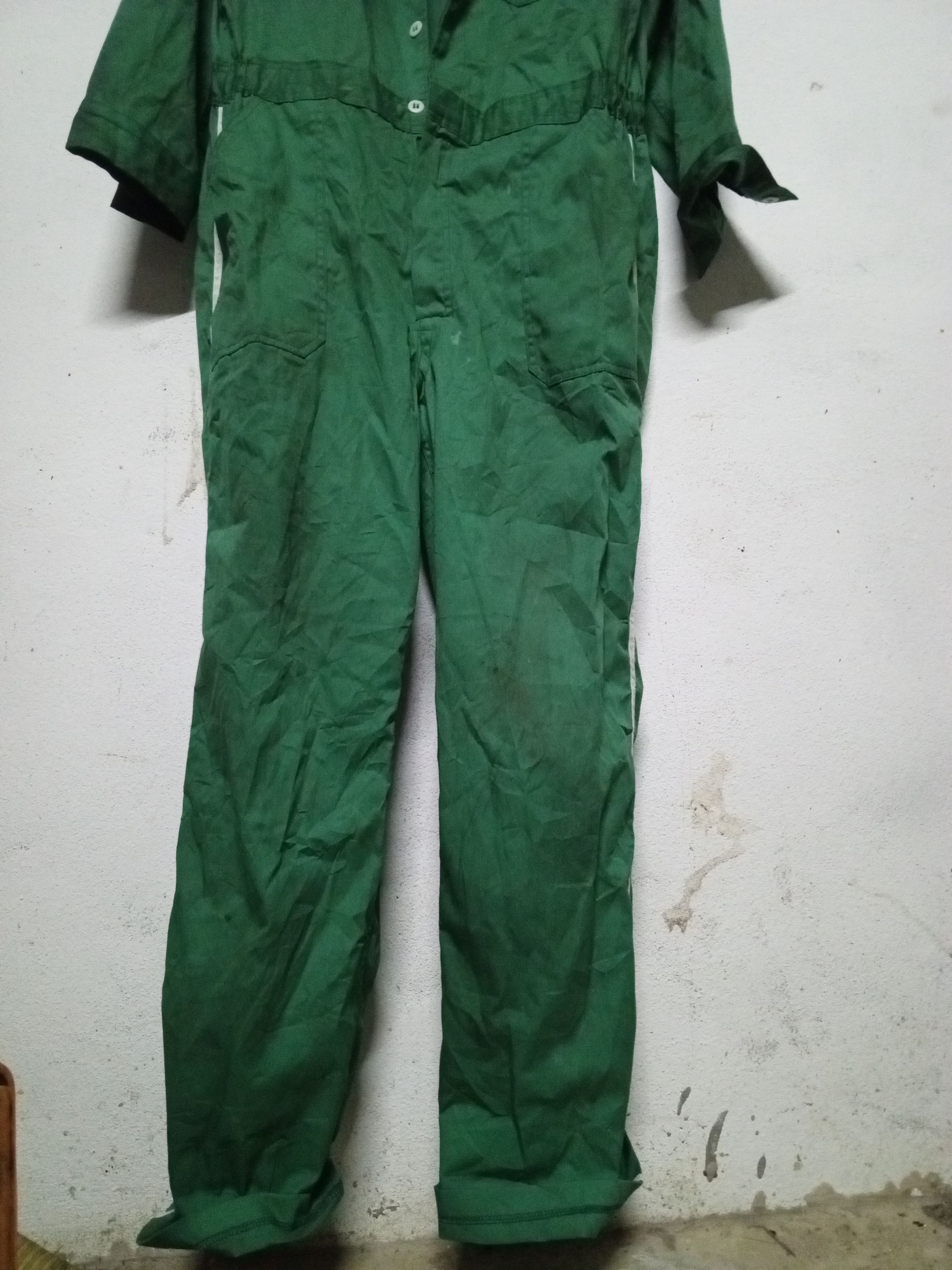 Japanese Brand 90s Mitsubishi motor overall green Size US 38 / EU 54 - 6 Thumbnail