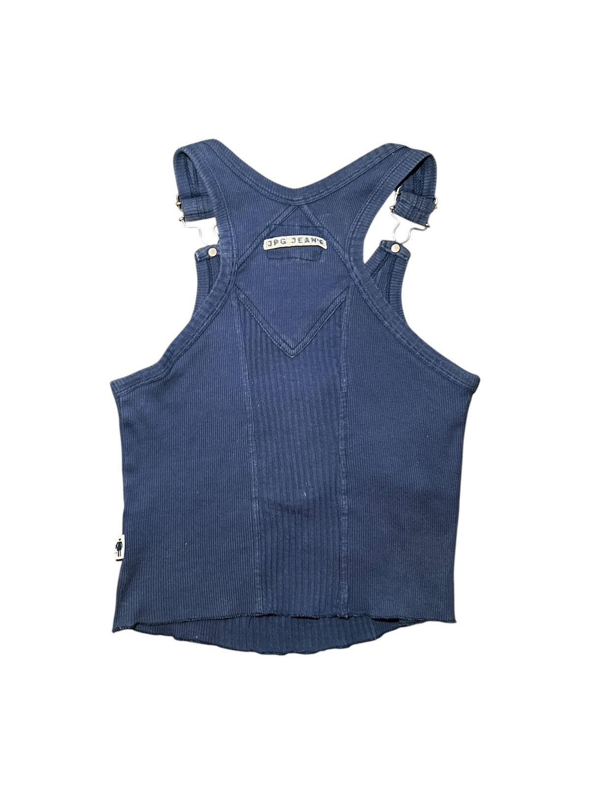 Jean Paul Gaultier Faded blue sexy mens unisex gaultier metal hardware muscle Size US S / EU 44-46 / 1 - 2 Thumbnail