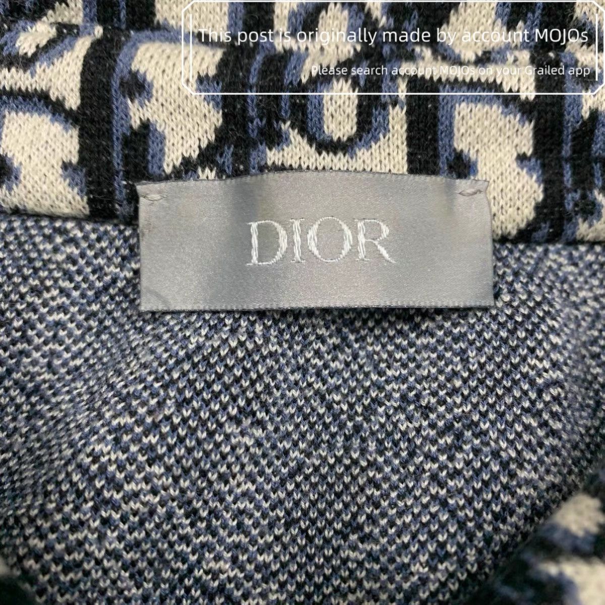 Dior Sz L Dior Monogram Logo Shirt Jacket mojos105752626 Size US L / EU 52-54 / 3 - 3 Thumbnail