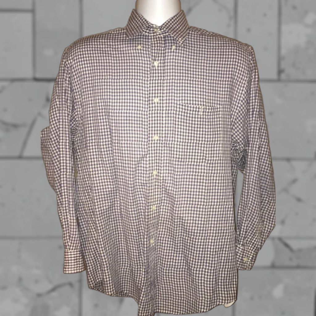 Orvis ORVIS Blue/White Checkered Button-Up Shirt Adult Medium Plaid Colorful Mens Size US M / EU 48-50 / 2 - 1 Thumbnail