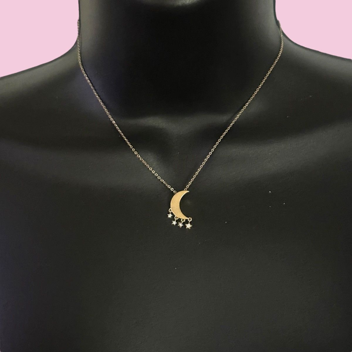 Other Gold tone crescent moon pendant necklace Size ONE SIZE - 1 Thumbnail