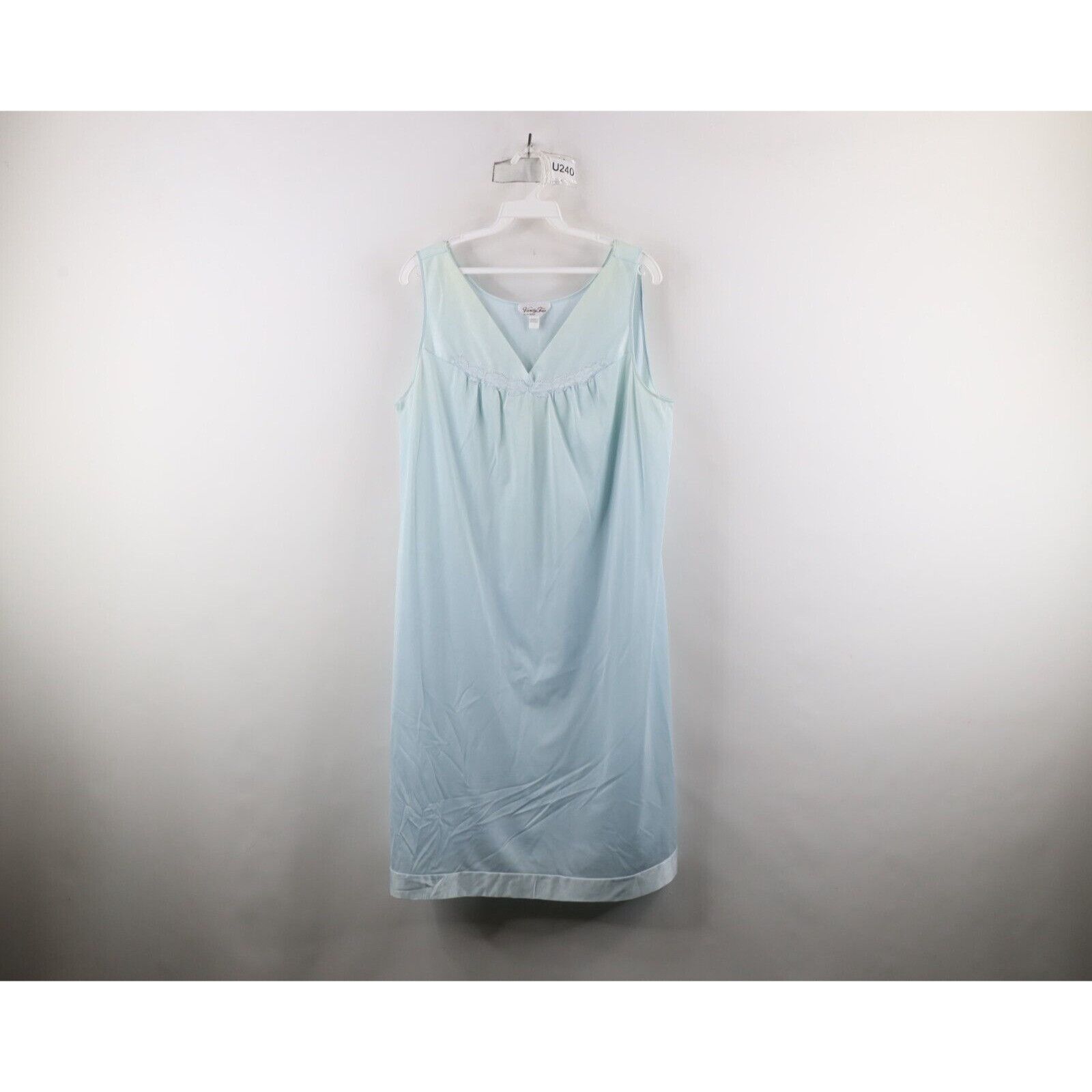 Vintage Vintage 90s Streetwear Satin Trim Flower Night Gown Size L / US 10 / IT 46 - 1 Thumbnail