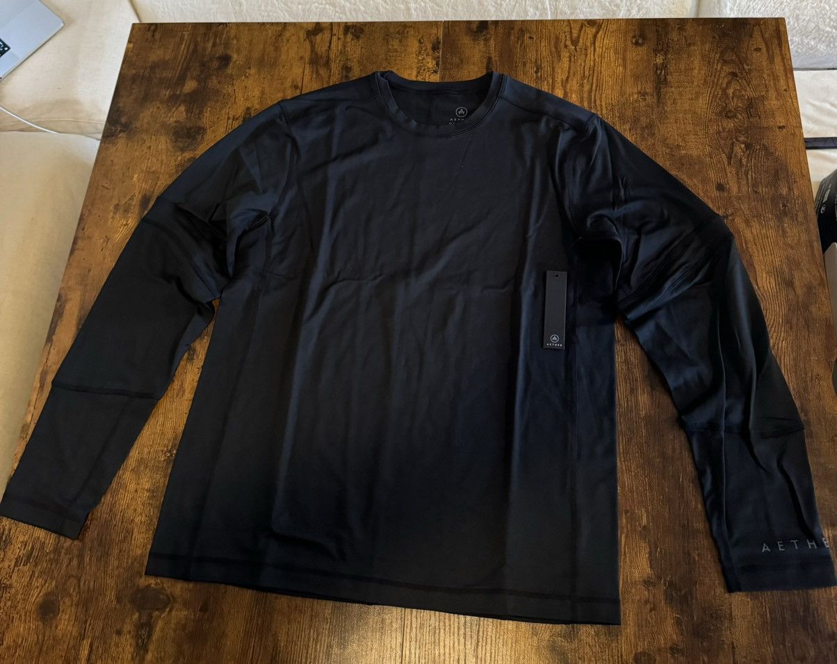 Aether Apparel Aether moto long sleeve base layer t-shirt in black - medium Size US M / EU 48-50 / 2 - 1 Thumbnail