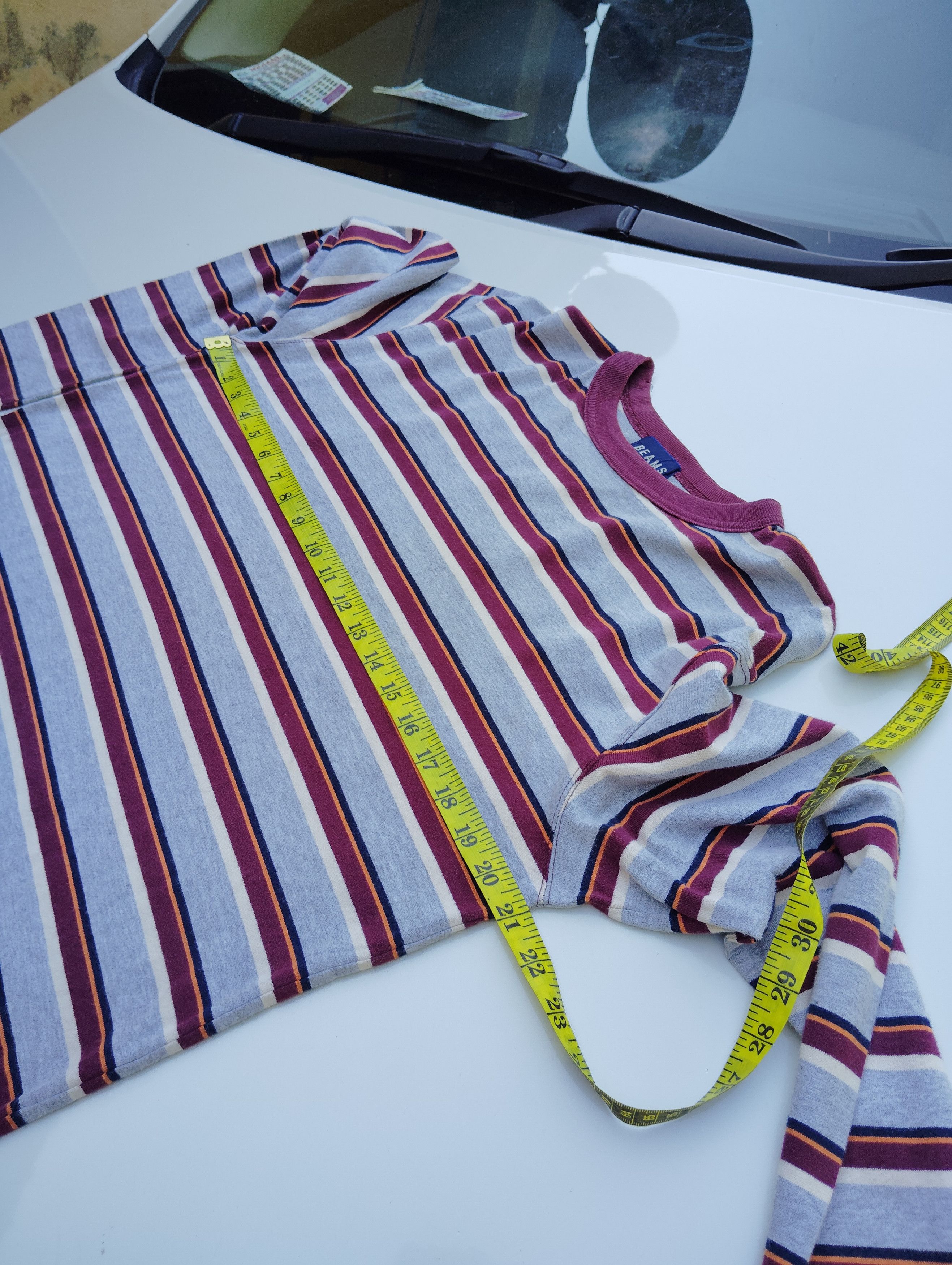 Beams Plus × Tornado Mart BEAMS JAPAN STRIPE SHIRT Size US L / EU 52-54 / 3 - 6 Thumbnail