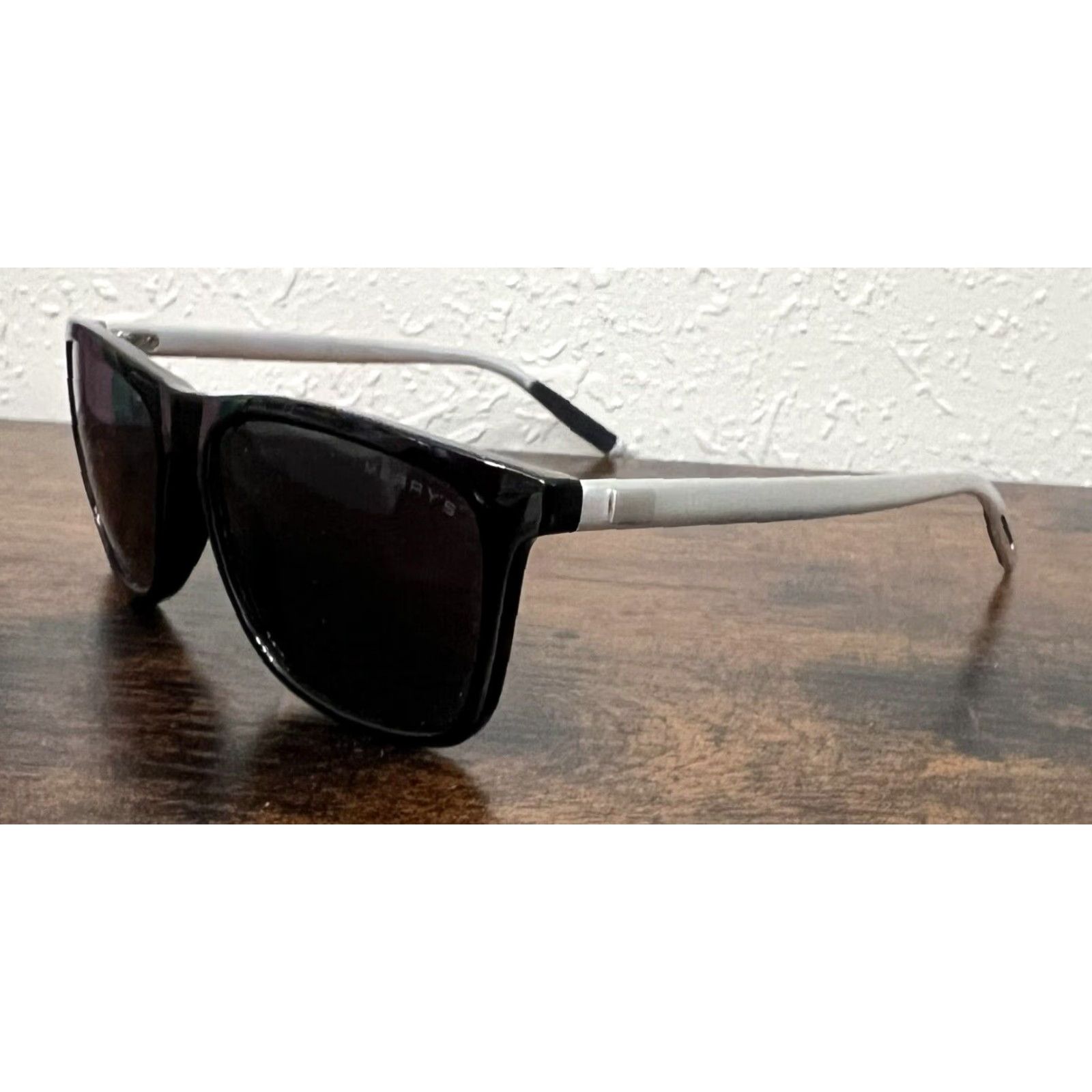 Vintage Merry's Sunglasses S8286 Aluminum Frame Black Lens 100% UV400 Italy Unisex Rectangular 56-16-140 Size ONE SIZE - 2 Thumbnail