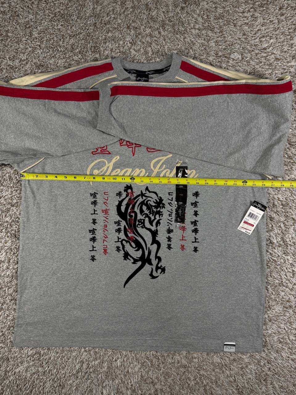 Sean John Vintage Sean John Y2K Dragon Graphic Long Sleeve Shirt Size US XXL / EU 58 / 5 - 8 Thumbnail