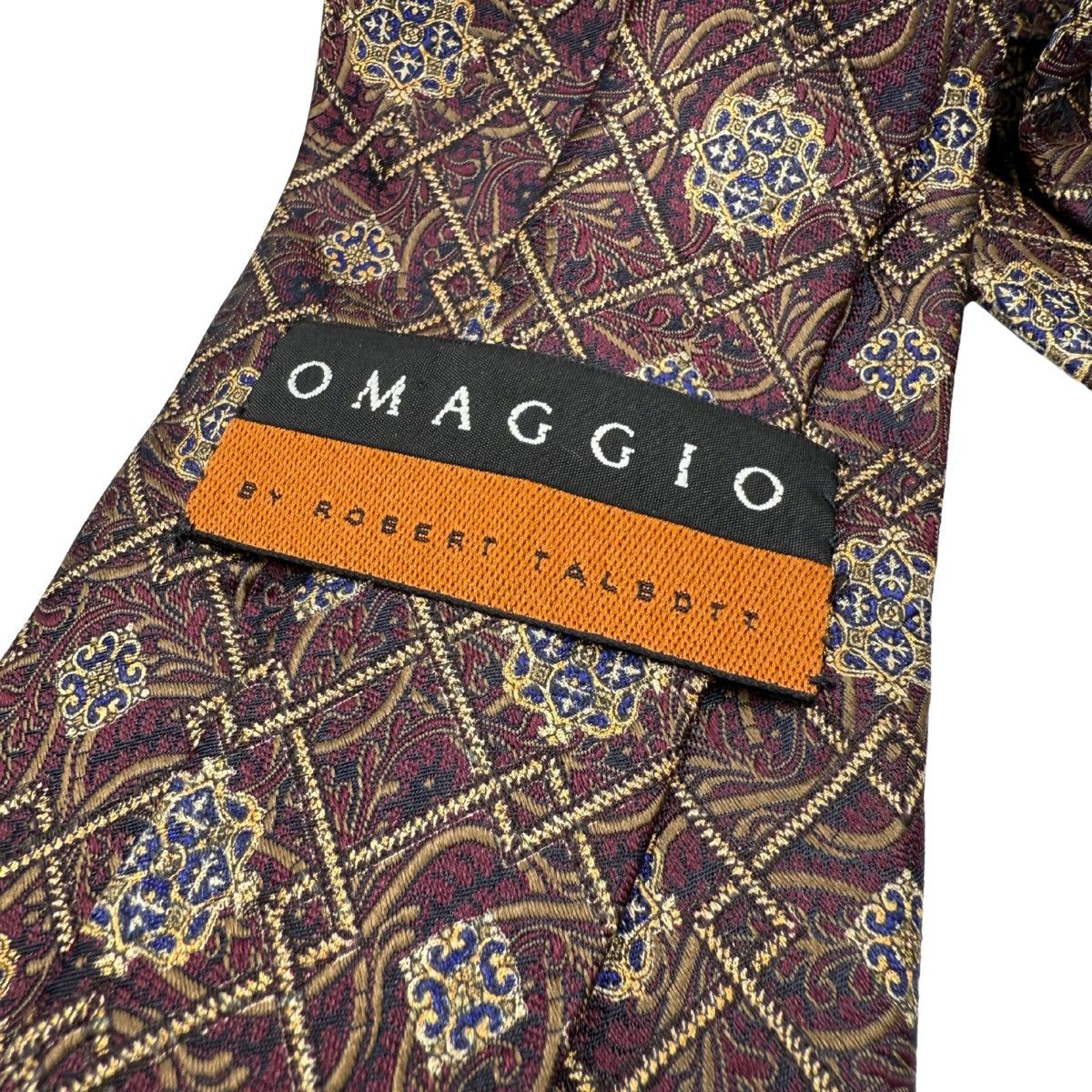 Robert Talbott Omaggio by Robert Talbott Silk Tie, Made in USA, Like New Size ONE SIZE - 4 Thumbnail