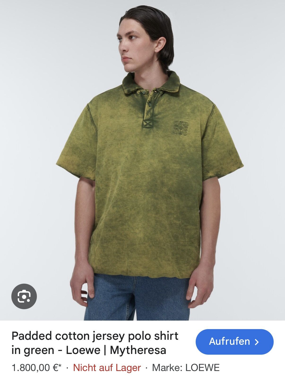 Loewe BNWT ! $1950 LOEWE Padded Puffer Heavy Cotton Polo T-Shirt Size US M / EU 48-50 / 2 - 16 Thumbnail
