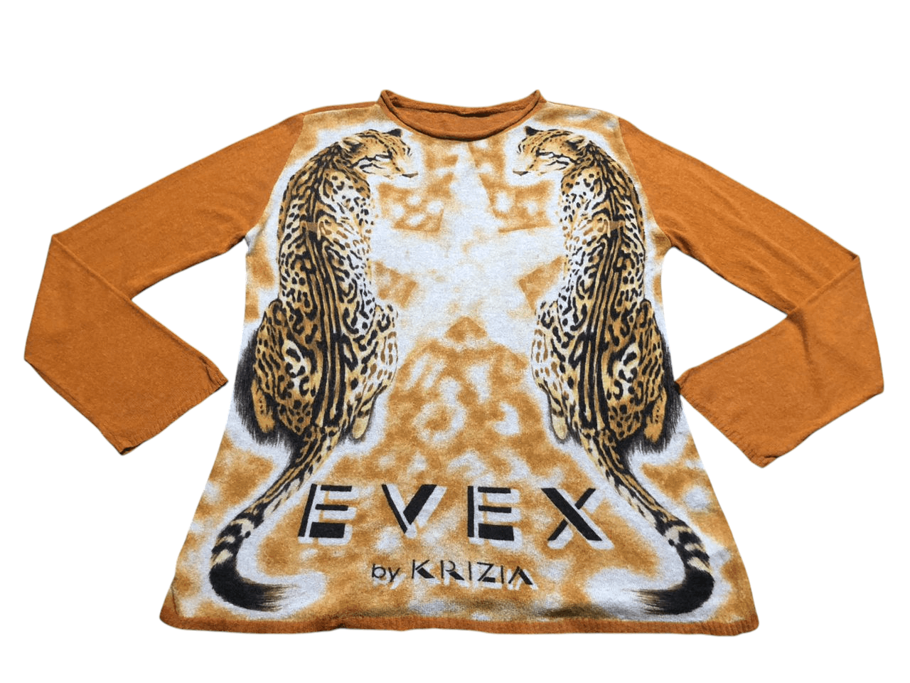 Krizia Evex By Krizia Mesh long Sleeve Leapord Design rare Size M / US 6-8 / IT 42-44 - 1 Thumbnail
