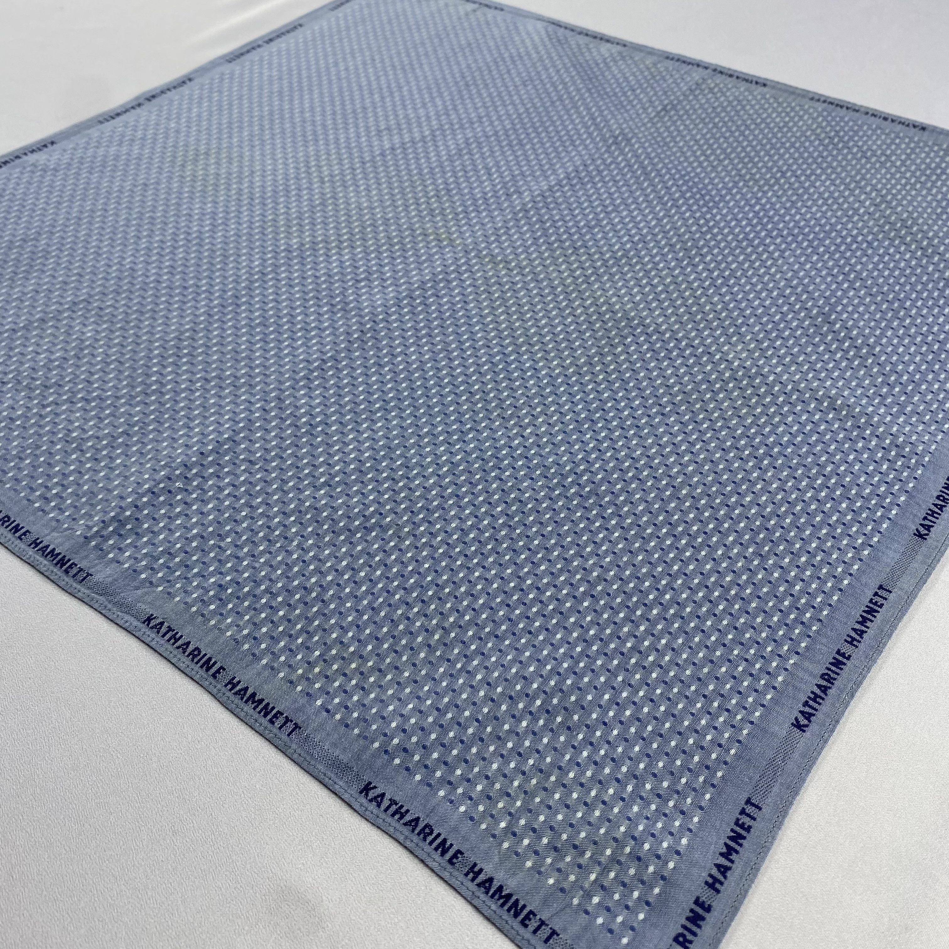 Katharine Hamnett London × Vintage Katharine Hamnett Bandana/ Handkerchief / Neckerchief-P920 Size ONE SIZE - 2 Thumbnail