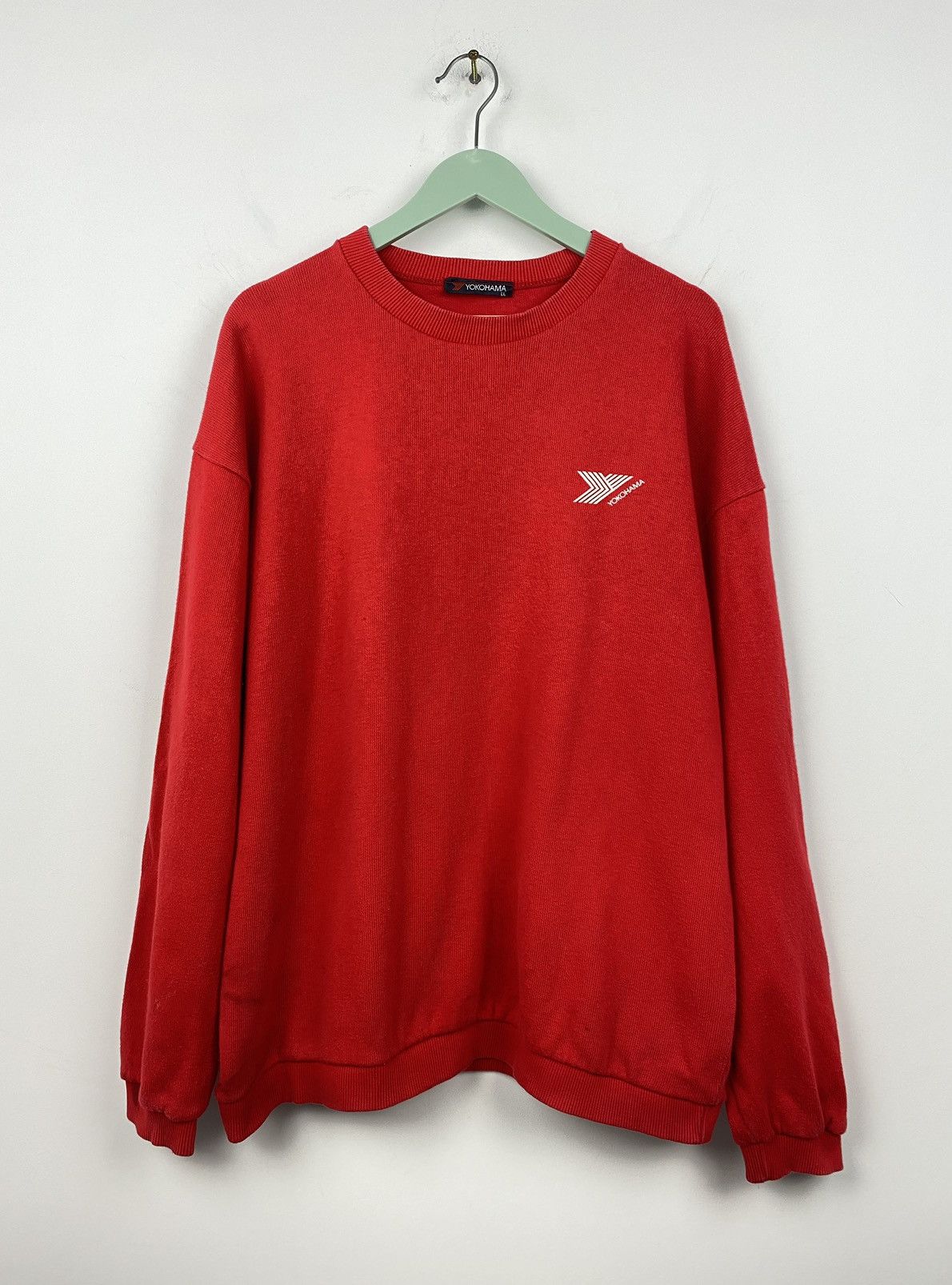 Vintage Vintage 90s Yokohama Sweatshirt Nissan Yamaha Subaru Size US L / EU 52-54 / 3 - 2 Thumbnail