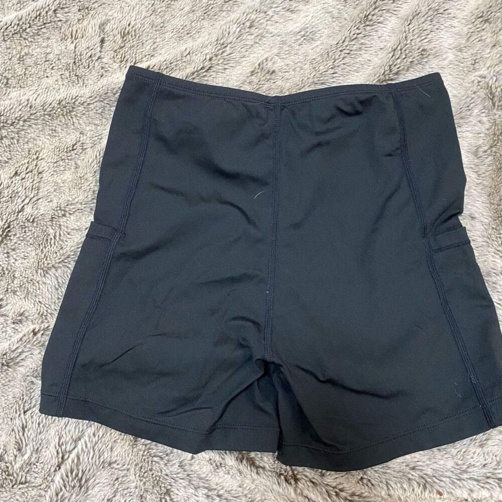 Other Black Athletic Bike Shorts with Side Pockets | Sz S Size 27" / US 4 / IT 40 - 3 Thumbnail