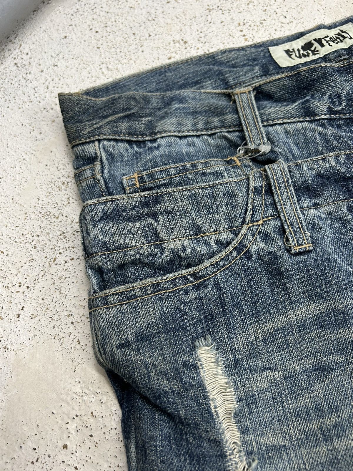 GOSTAR DE FUGA Vintage Funky Fruit Double Waist Distressed Embroidery Size US 32 / EU 48 - 21 Thumbnail