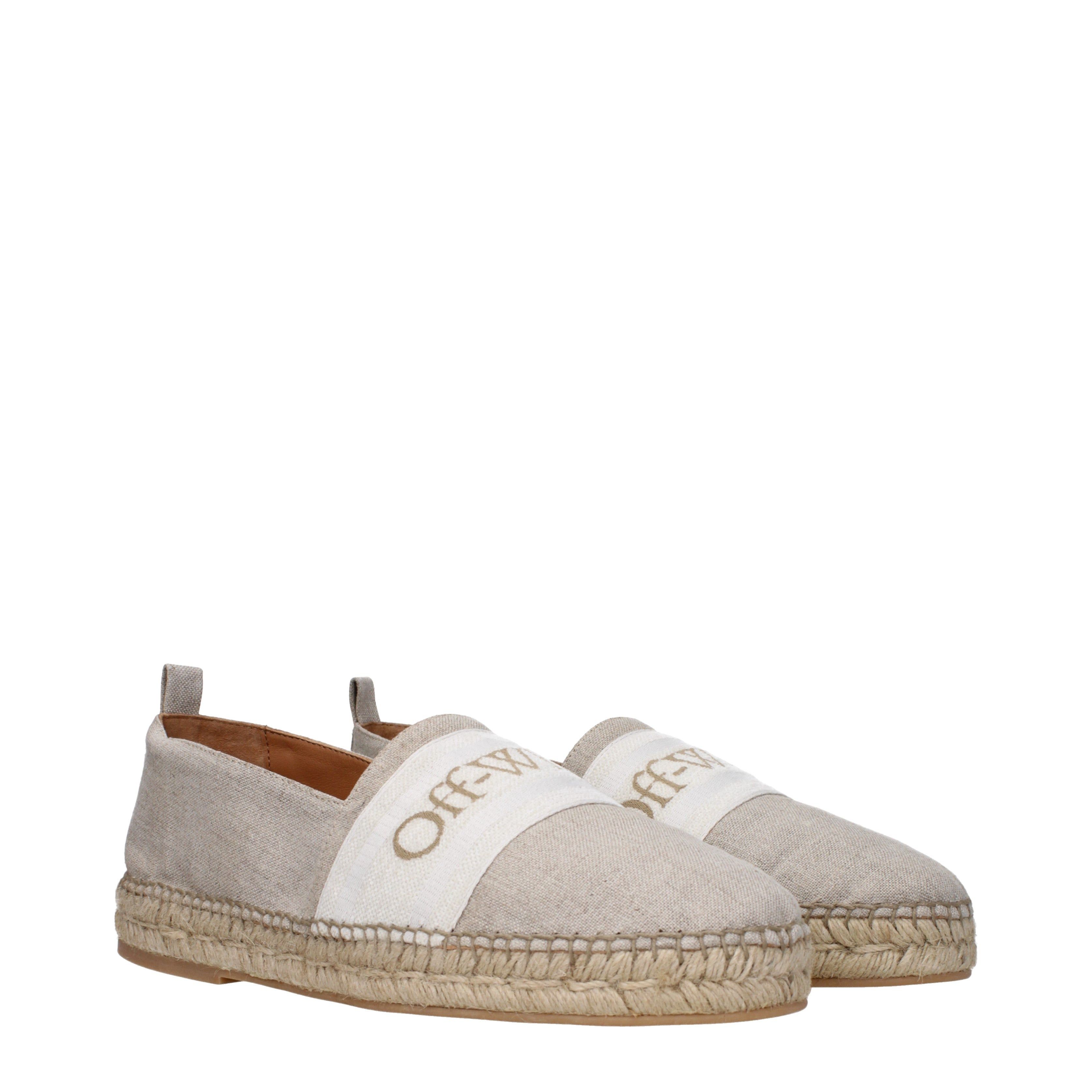 Off-White Espadrilles in Linen Size US 10 / EU 43 - 1 Thumbnail