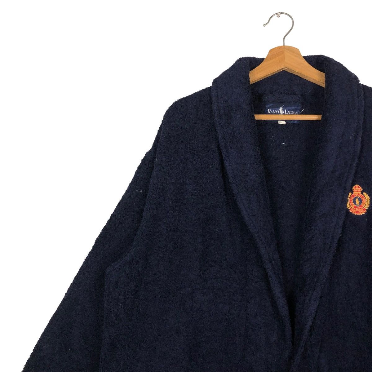 Japanese Brand 🔥VINTAGE RALPH LAUREN LONG BATHROBE BIG LOGO Size US M / EU 48-50 / 2 - 7 Thumbnail