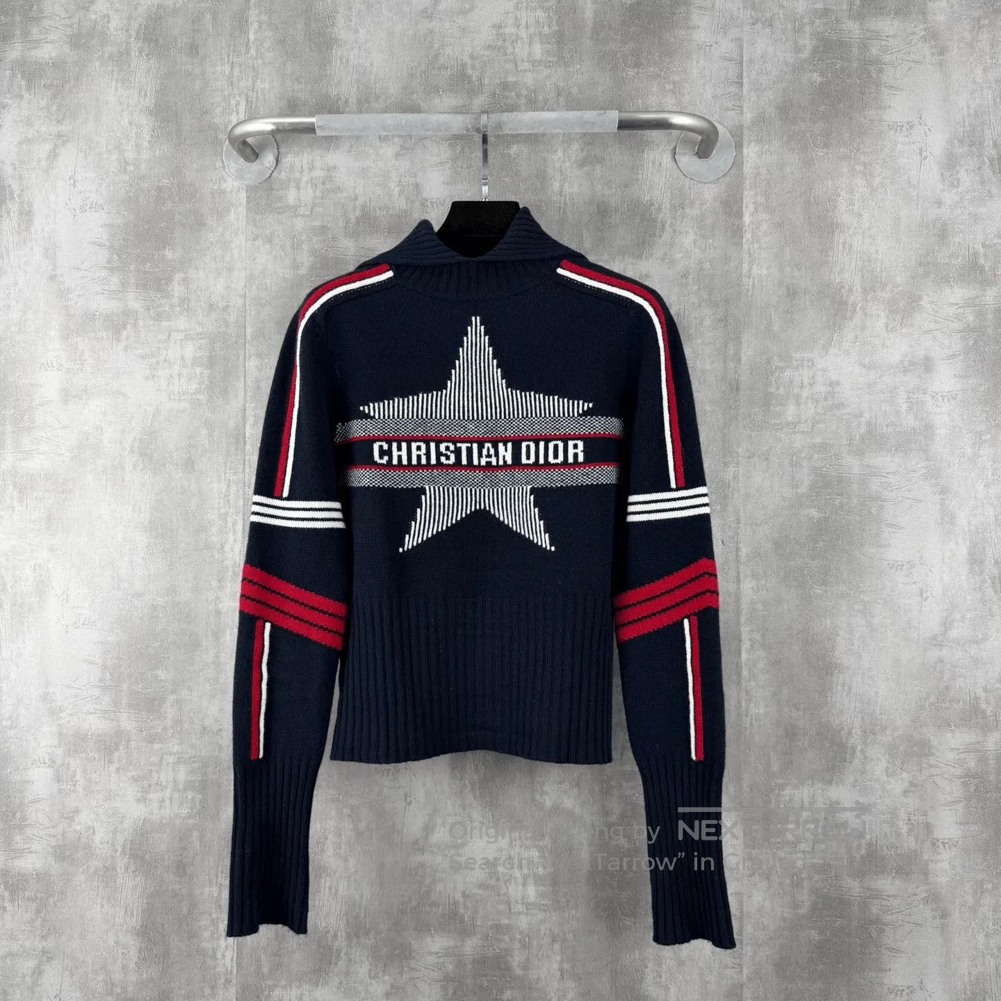 Dior Dior Intarsia Star Logo Cashmere Wool Sweater. Size S / US 4 / IT 40 - 1 Thumbnail