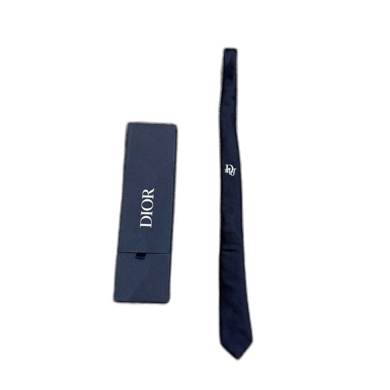 Dior Dior Erl flash powder embroidery tie Size ONE SIZE - 1 Thumbnail