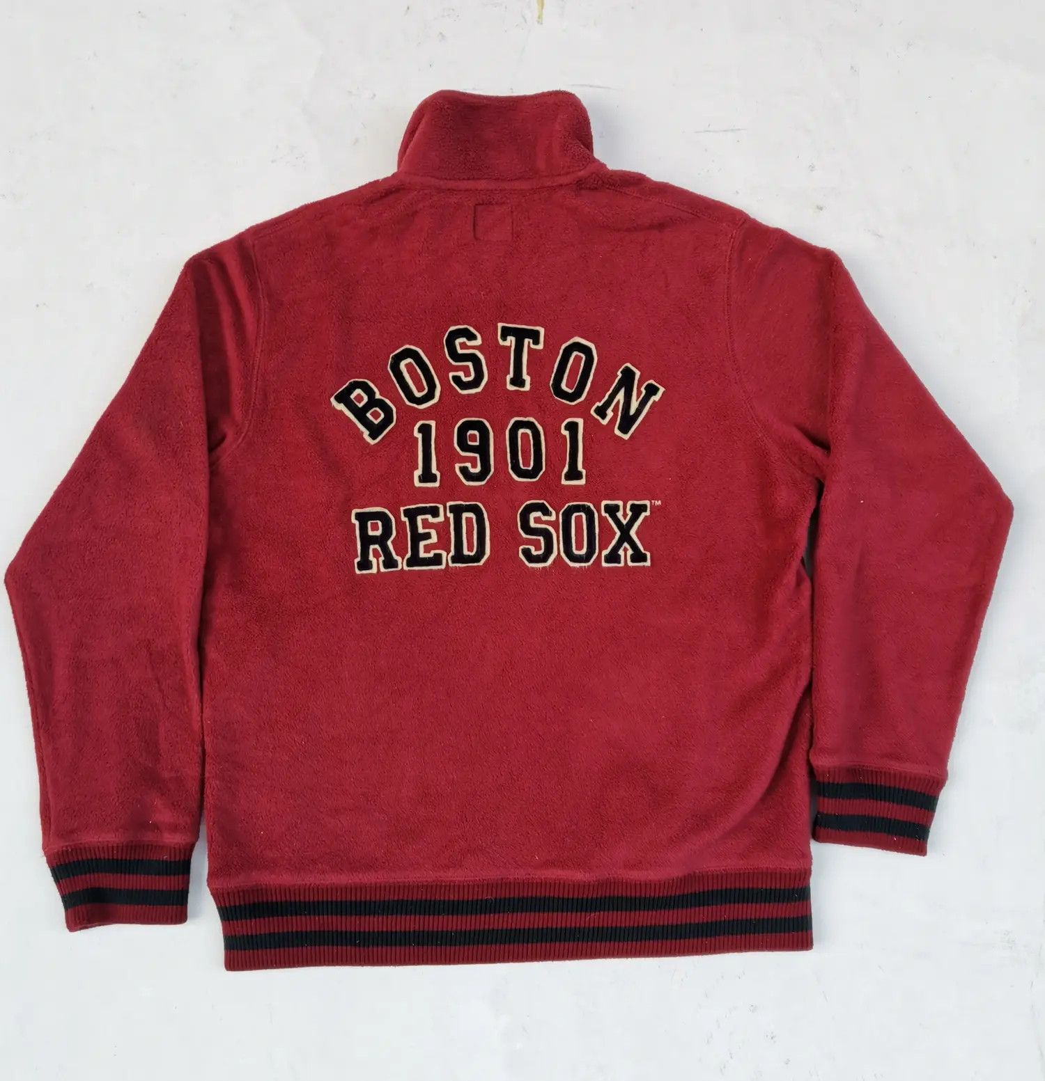 Japanese Brand × Uniqlo Uniqlo Boston Red Sox Established 1901 Big Logo Fleece Size US XL / EU 56 / 4 - 2 Thumbnail