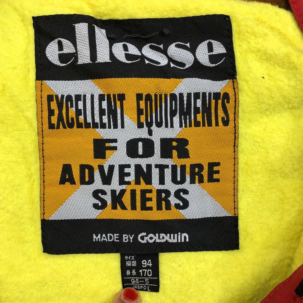 Ellesse Vintage ELLESSE GOLDWIN Adventure Skiers Red Jacket Parka Size US L / EU 52-54 / 3 - 6 Thumbnail