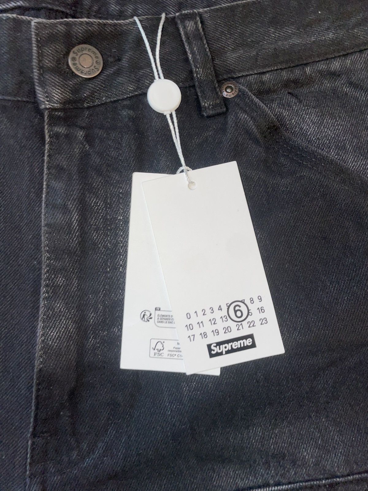 Maison Margiela × Supreme Supreme MM6 Maison Margiela Foil Double Knee Painter Pant Size US 30 / EU 46 - 3 Thumbnail