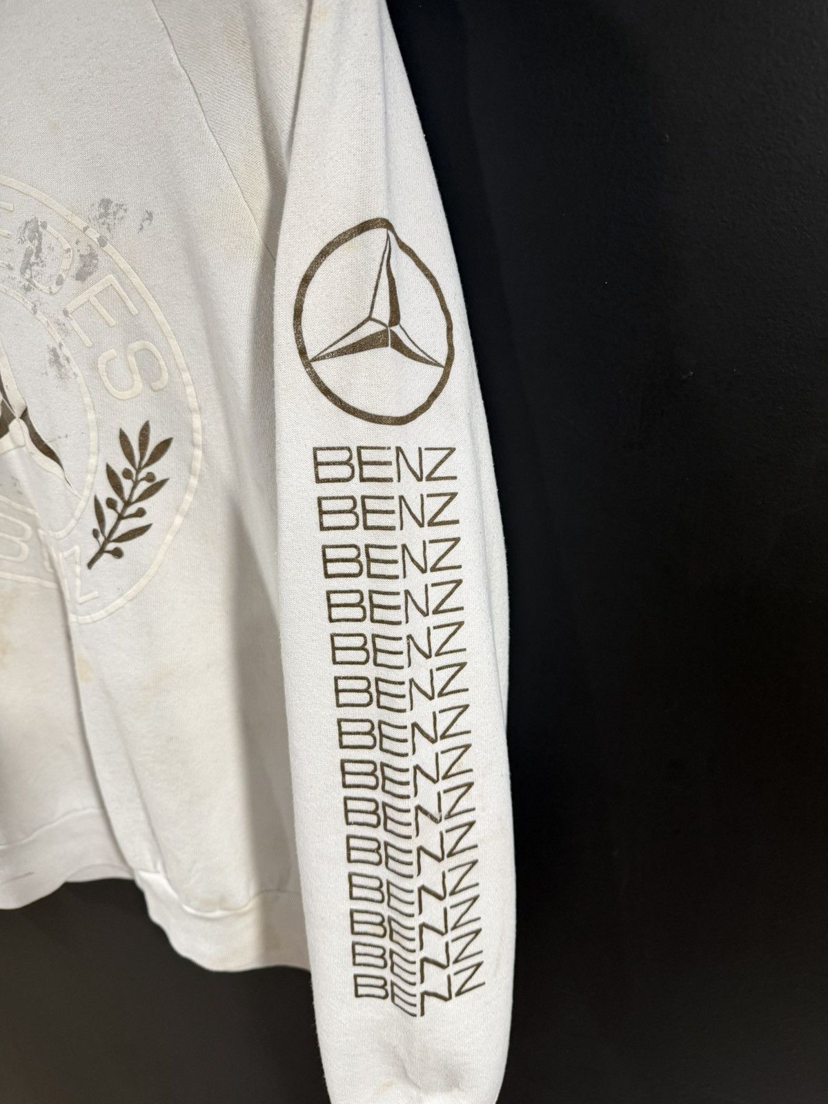 Vintage 1980s Vintage Mercedes Benz Grunge Boxy Car Sweatshirt L Size US L / EU 52-54 / 3 - 4 Thumbnail