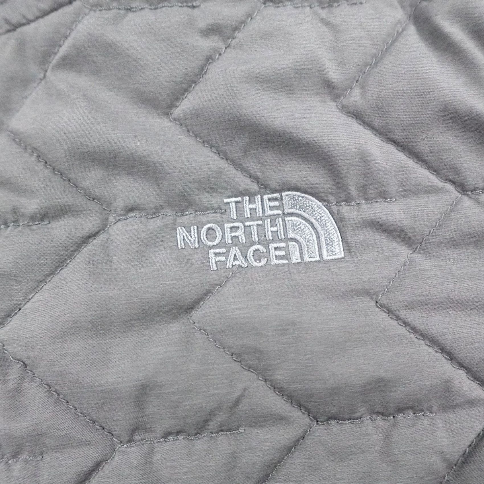 The North Face North Face Womens Large Gray Tamburello Puffer Jacket Insulated Quilted Coat Size L / US 10 / IT 46 - 5 Thumbnail