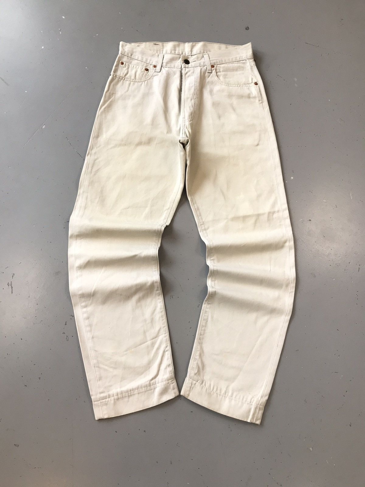 Levi's × Vintage Vintage Levi’s silver tab off white straight denim Size US 32 / EU 48 - 1 Thumbnail