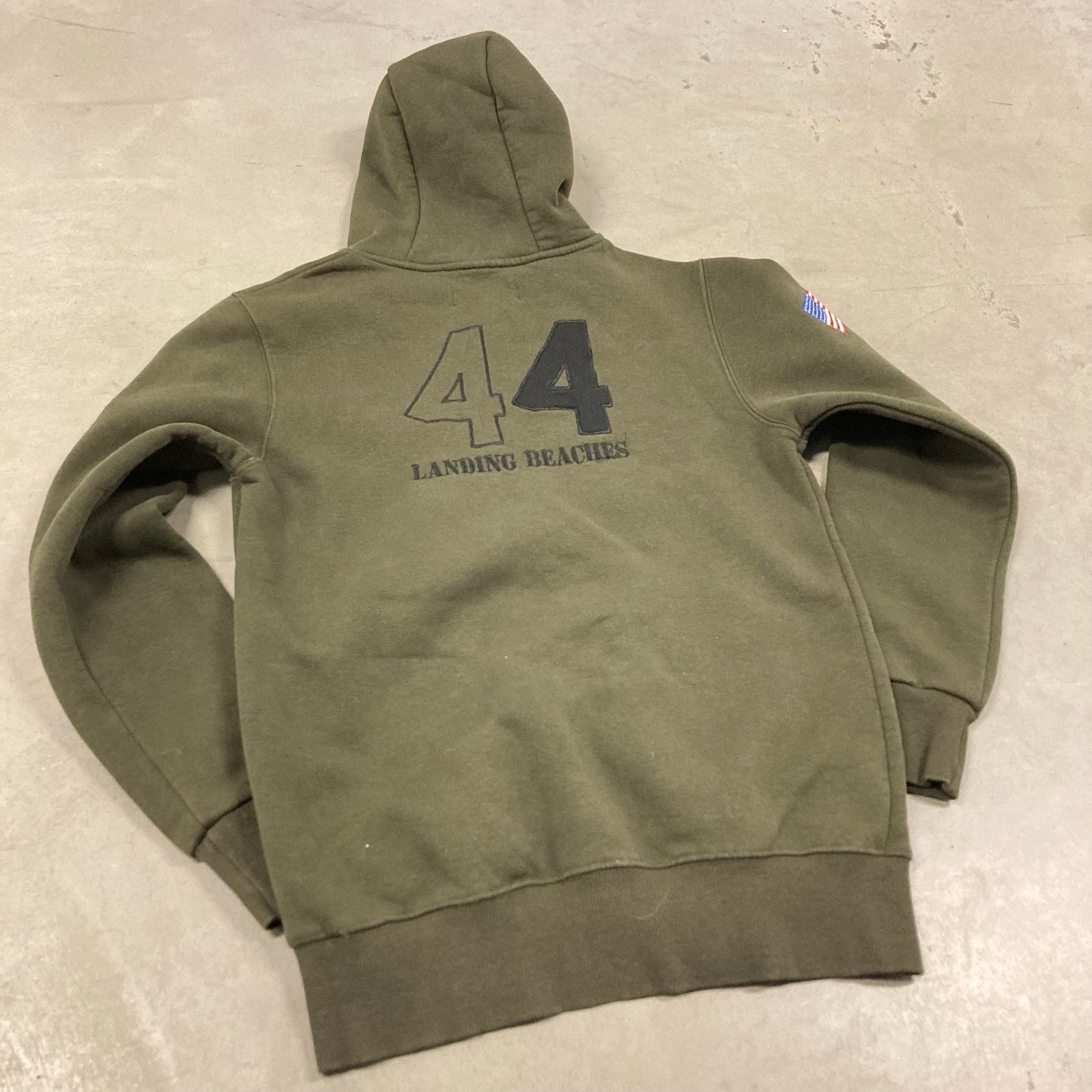 Vintage vintage Normandy military zip up hoodie Size US S / EU 44-46 / 1 - 2 Thumbnail