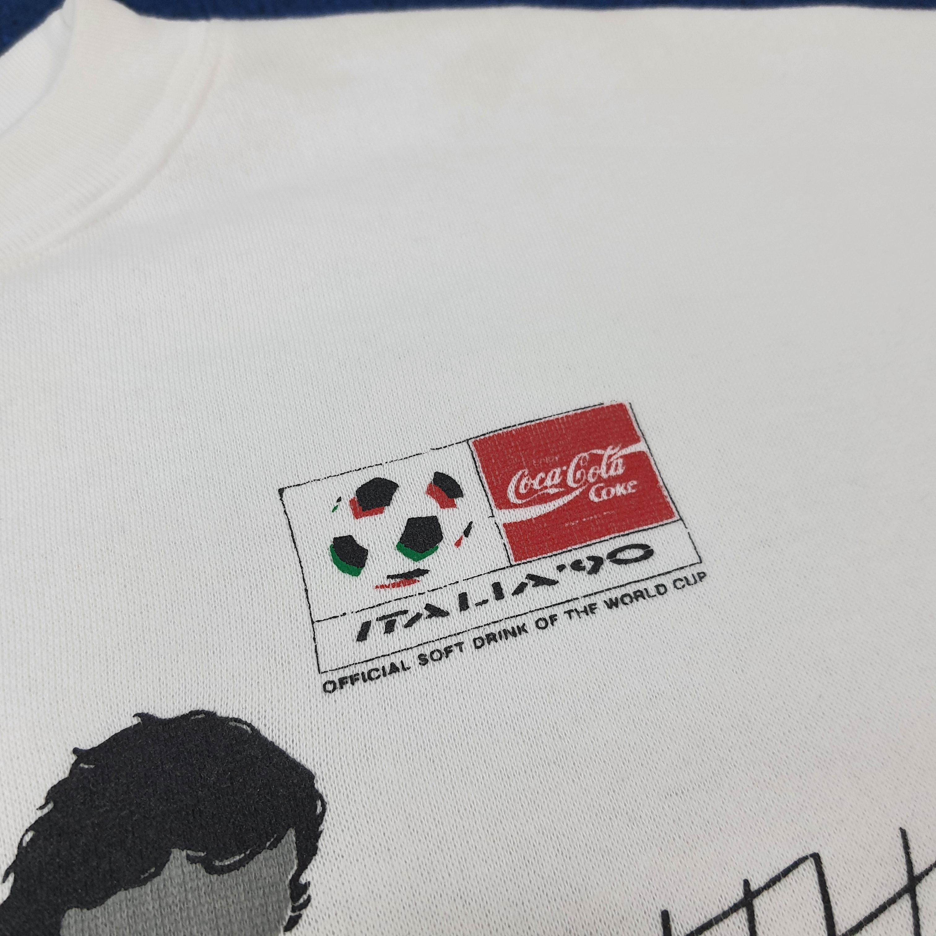Coca Cola Vintage Coca Cola Italia'90 World Cup Sweatshirt C270N15 Size US XL / EU 56 / 4 - 3 Thumbnail