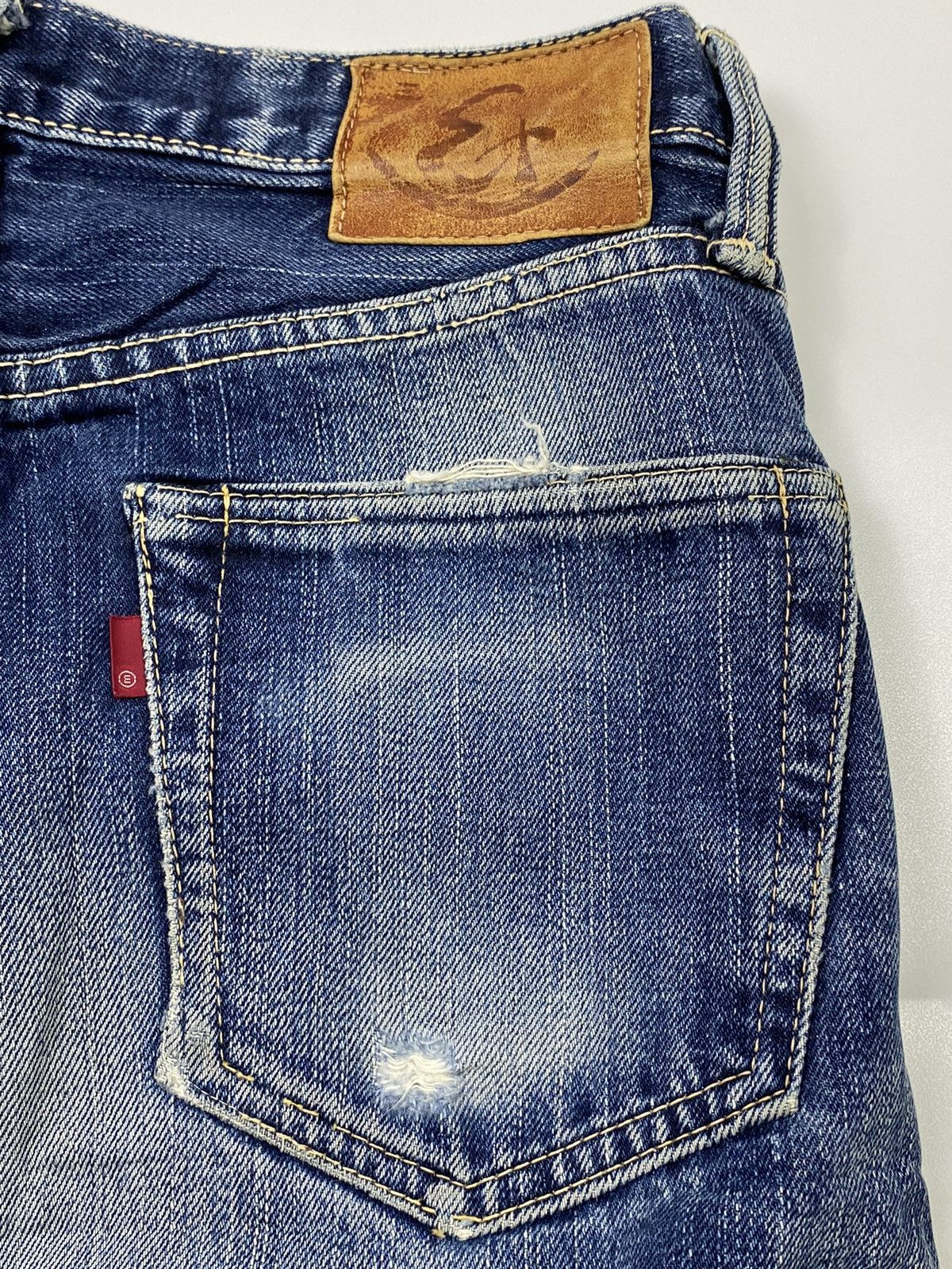 Eternal × Jean × Toyo Enterprises size 28x34 vintage 90s eternal selvedge japan distress jeans Size US 28 / EU 44 - 10 Thumbnail